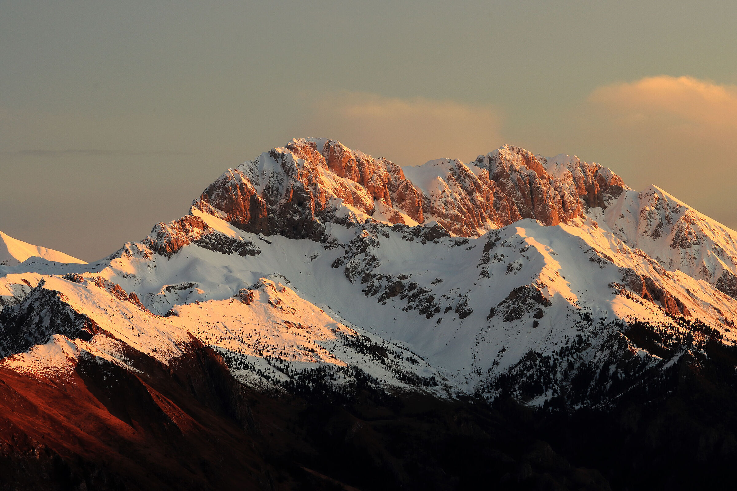 Presolana - alba invernale -