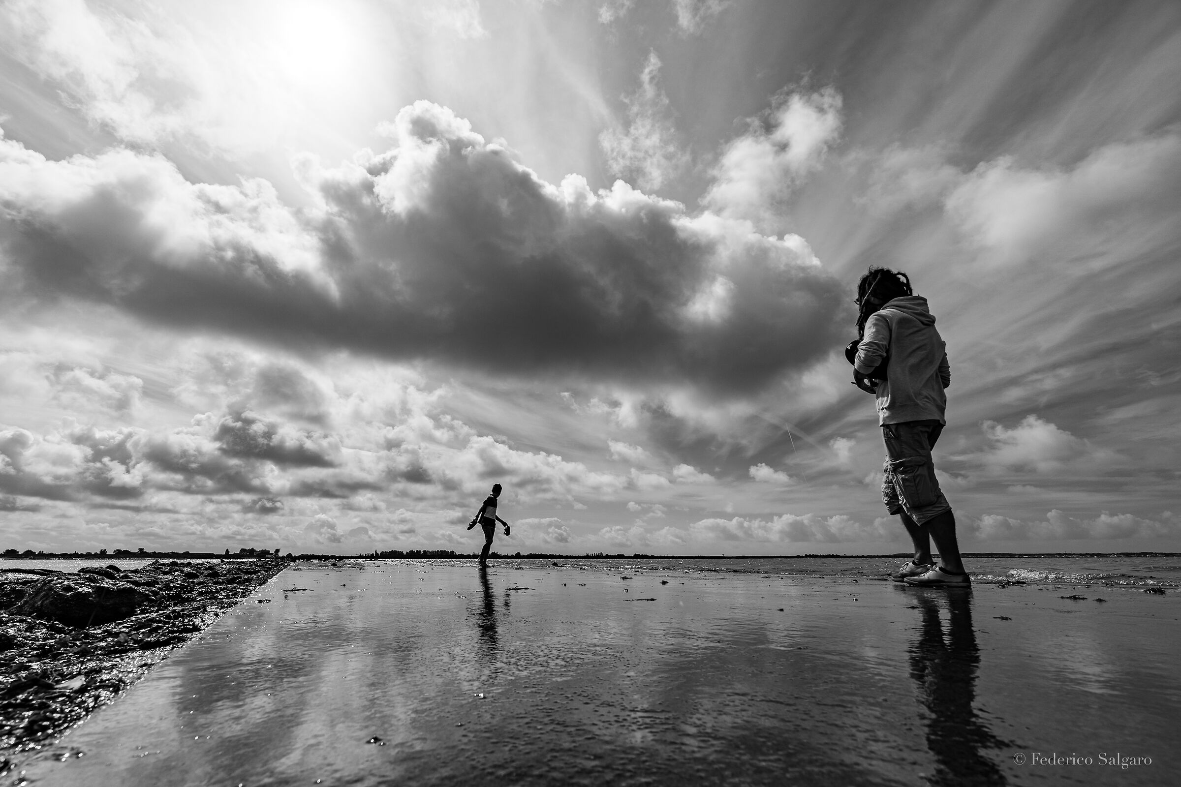 Le Passage du Gois, B&W