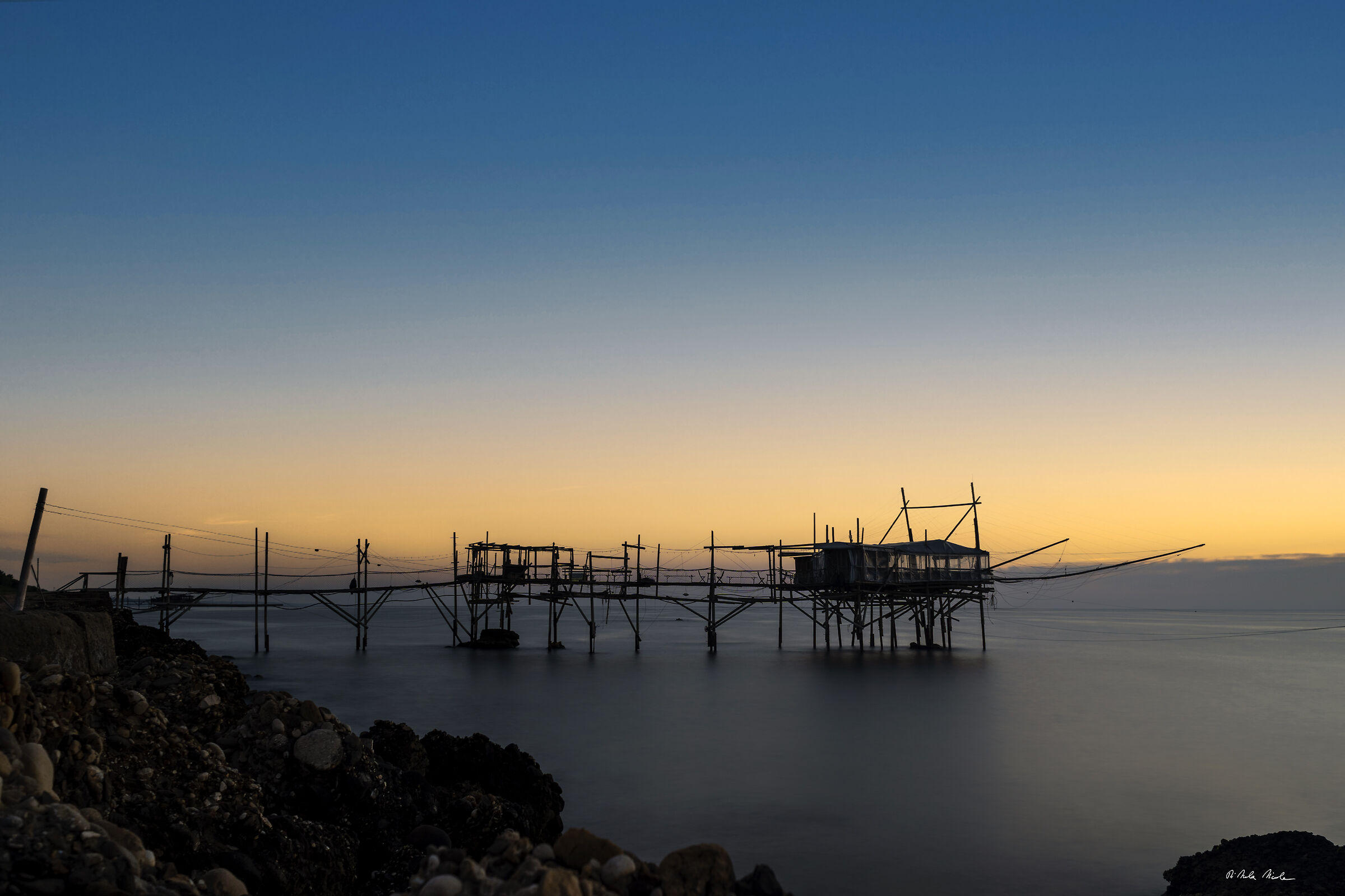 Sunrise at the Trabocco