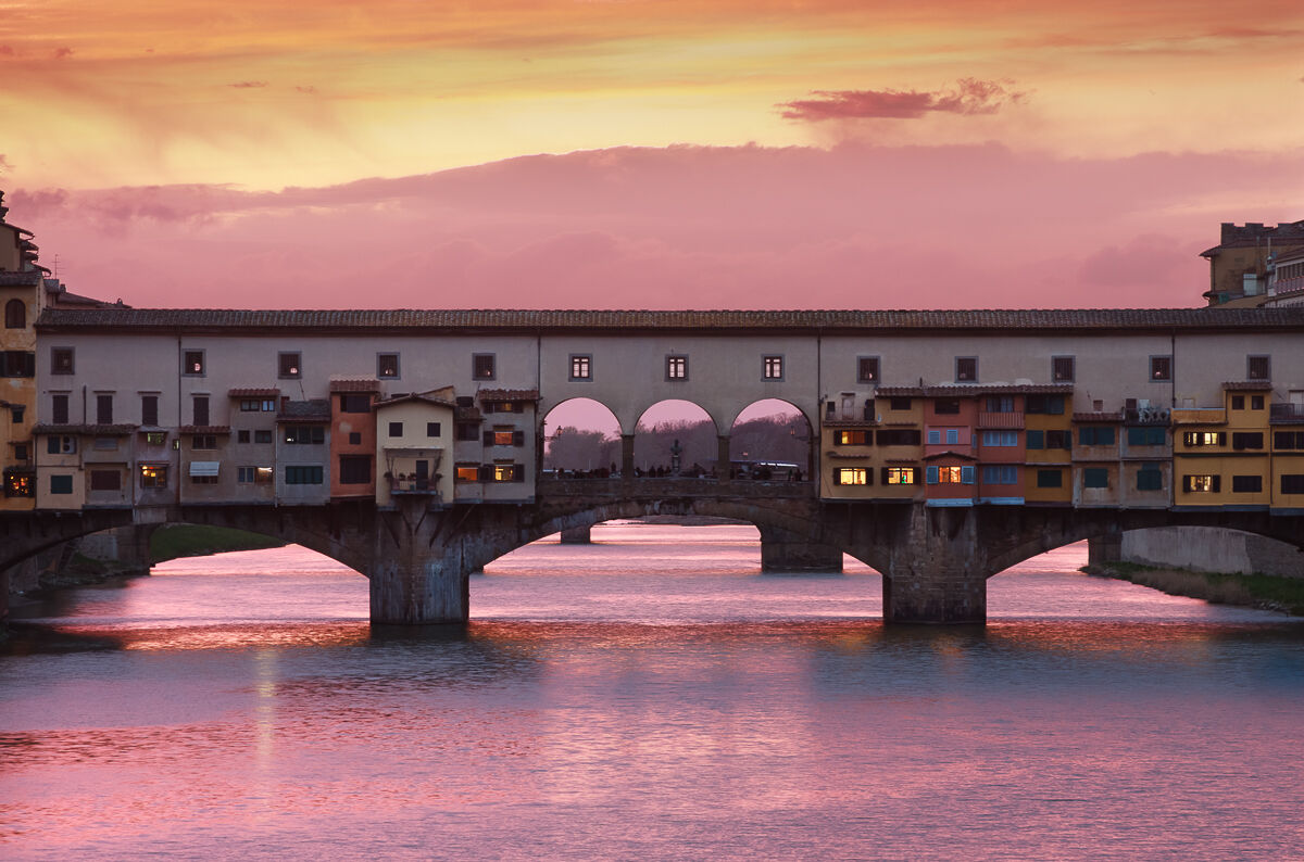 In an end-of-winter sunset ...