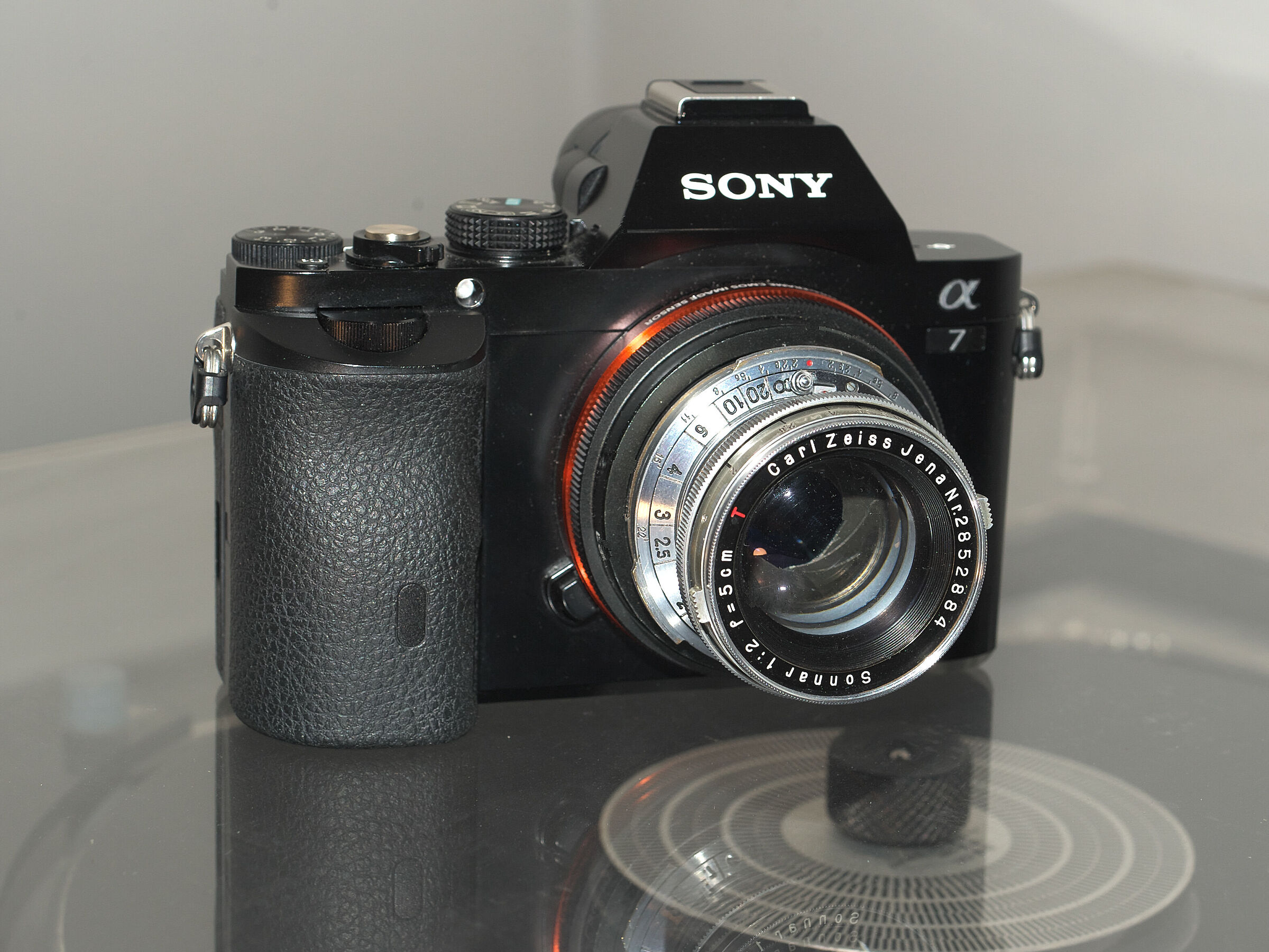 zeiss sonnar 50/2.0 attacco zeiss contax fine anni '30