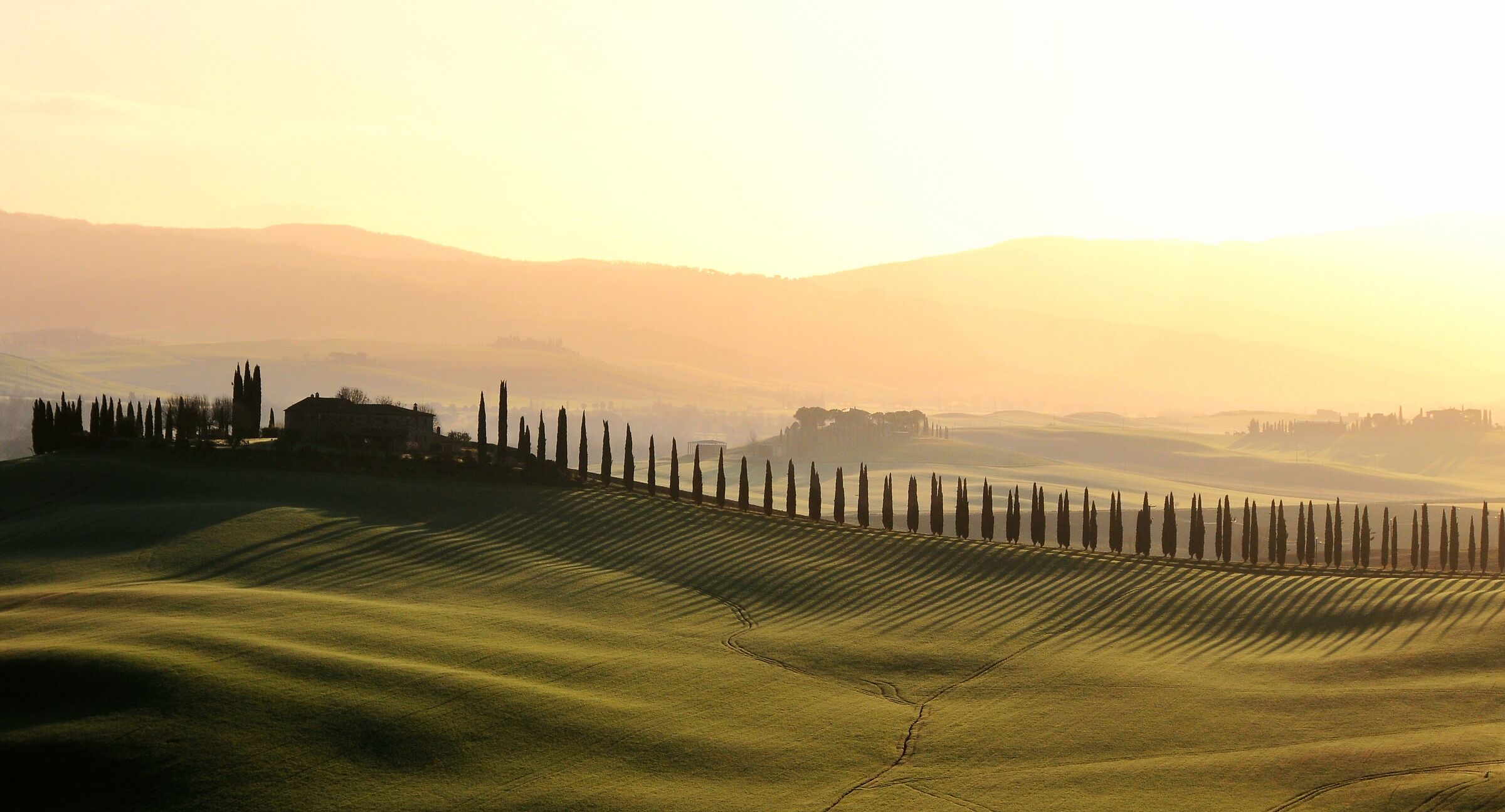 Val d'Orcia - Poggio Covili at dawn