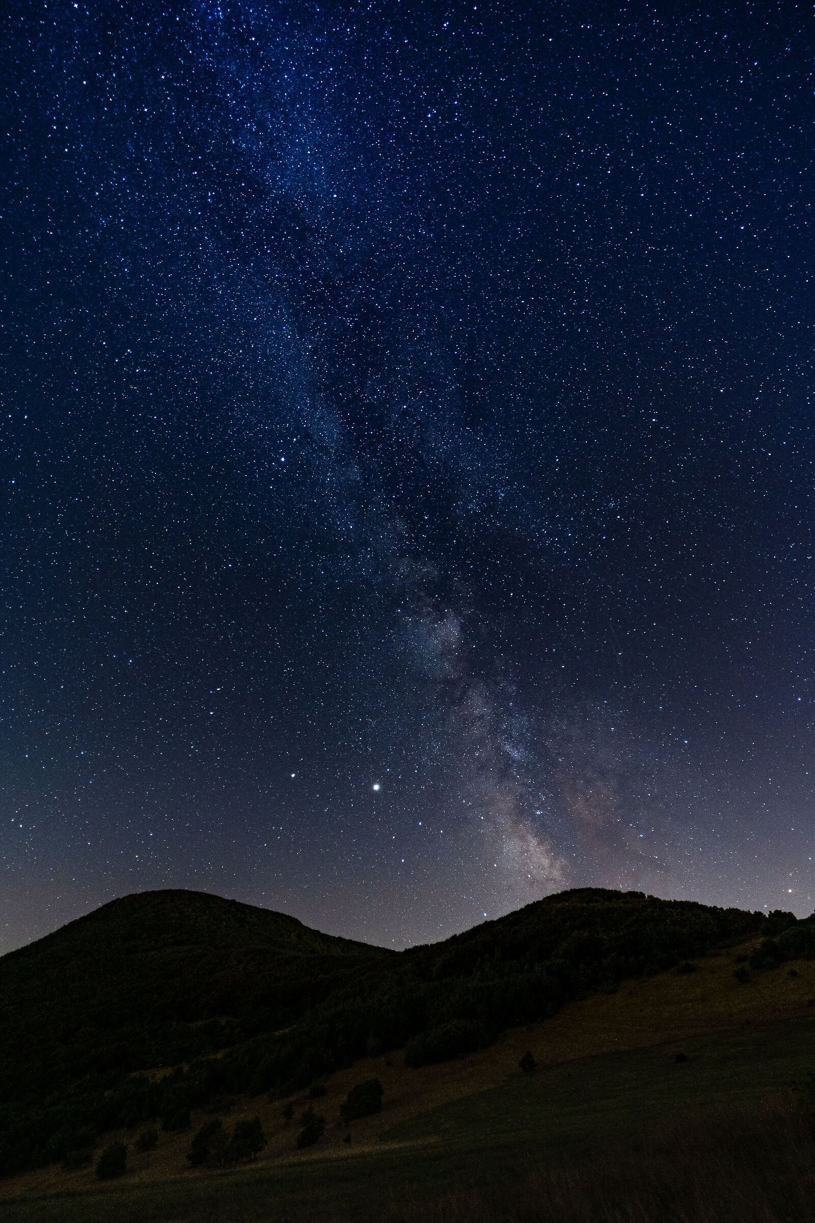 Milky Way over Monte San Vicino