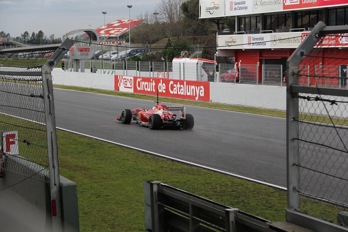 Ferrari f138 @ Circuit de Catalunya