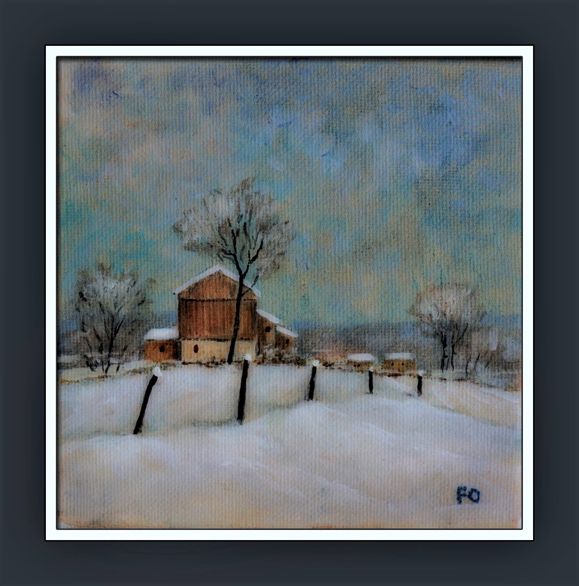 Acrilico su tela 15x15