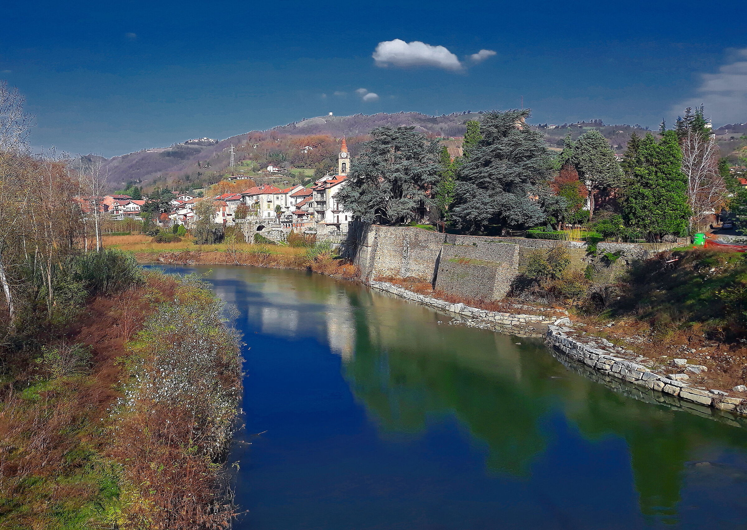 Scorcio fiume Bormida a Bistagno (AL)