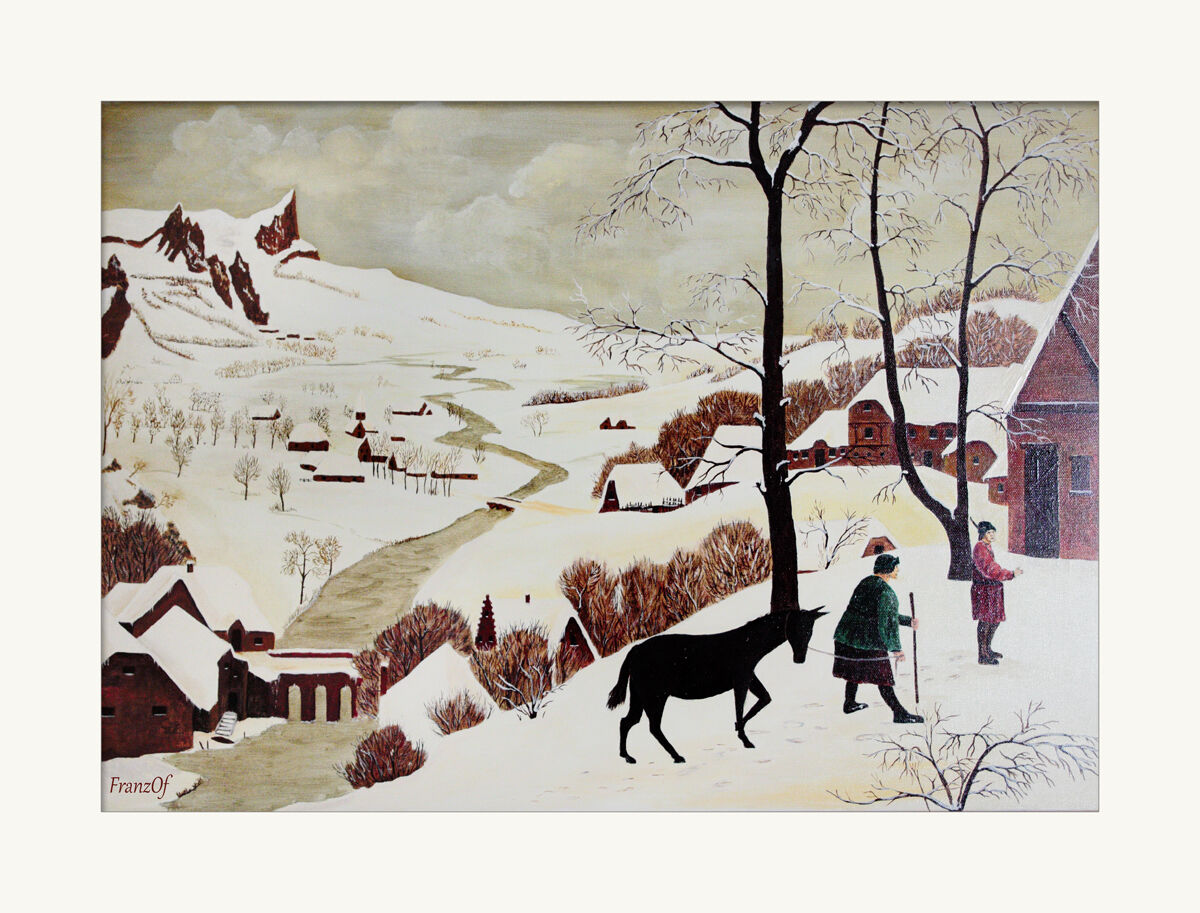 tempera all'uovo su tela 50x70