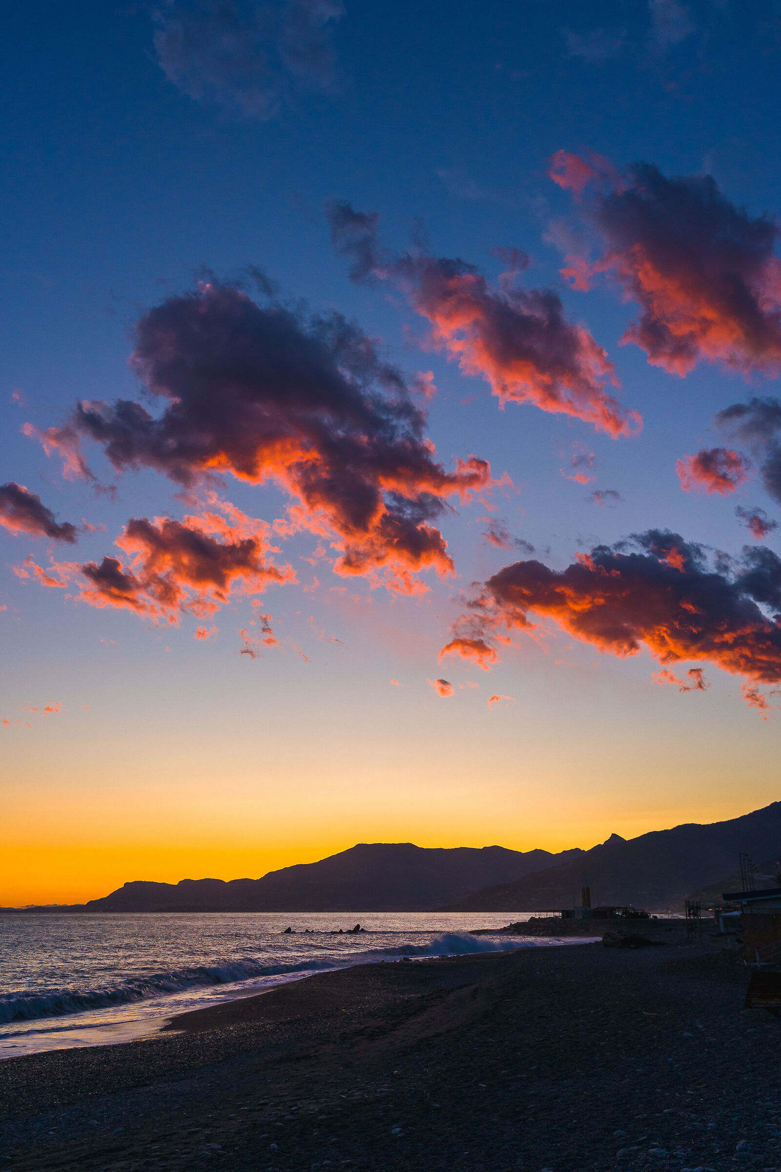 Il tramonto di Bordighera