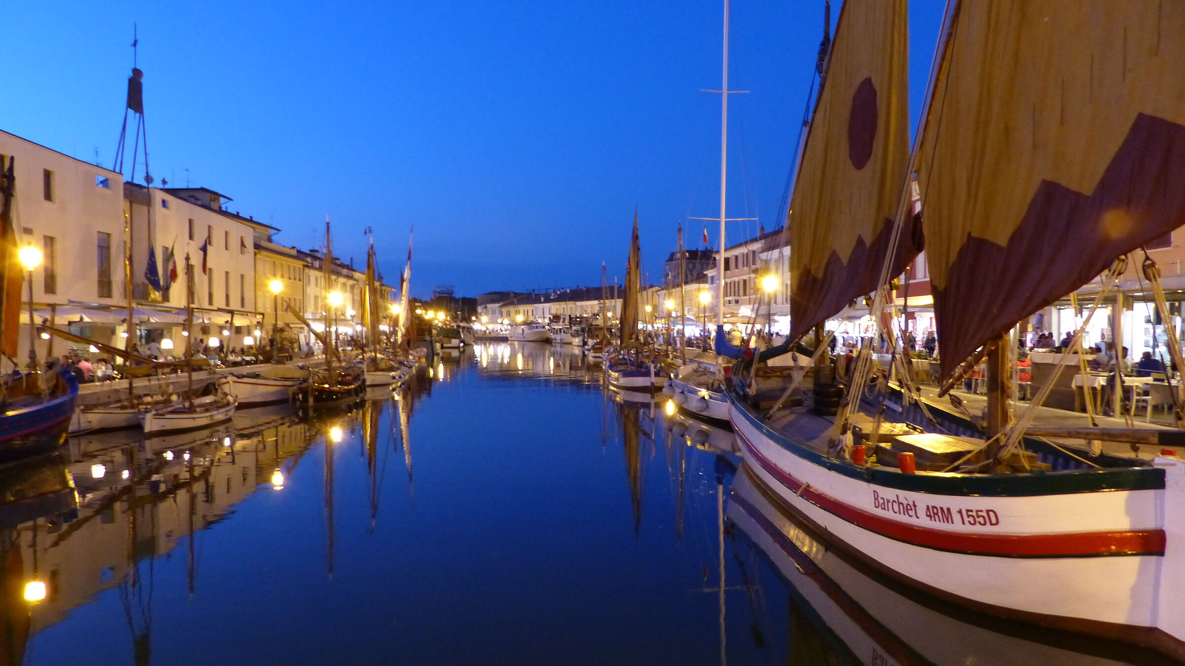 Cesenatico by night