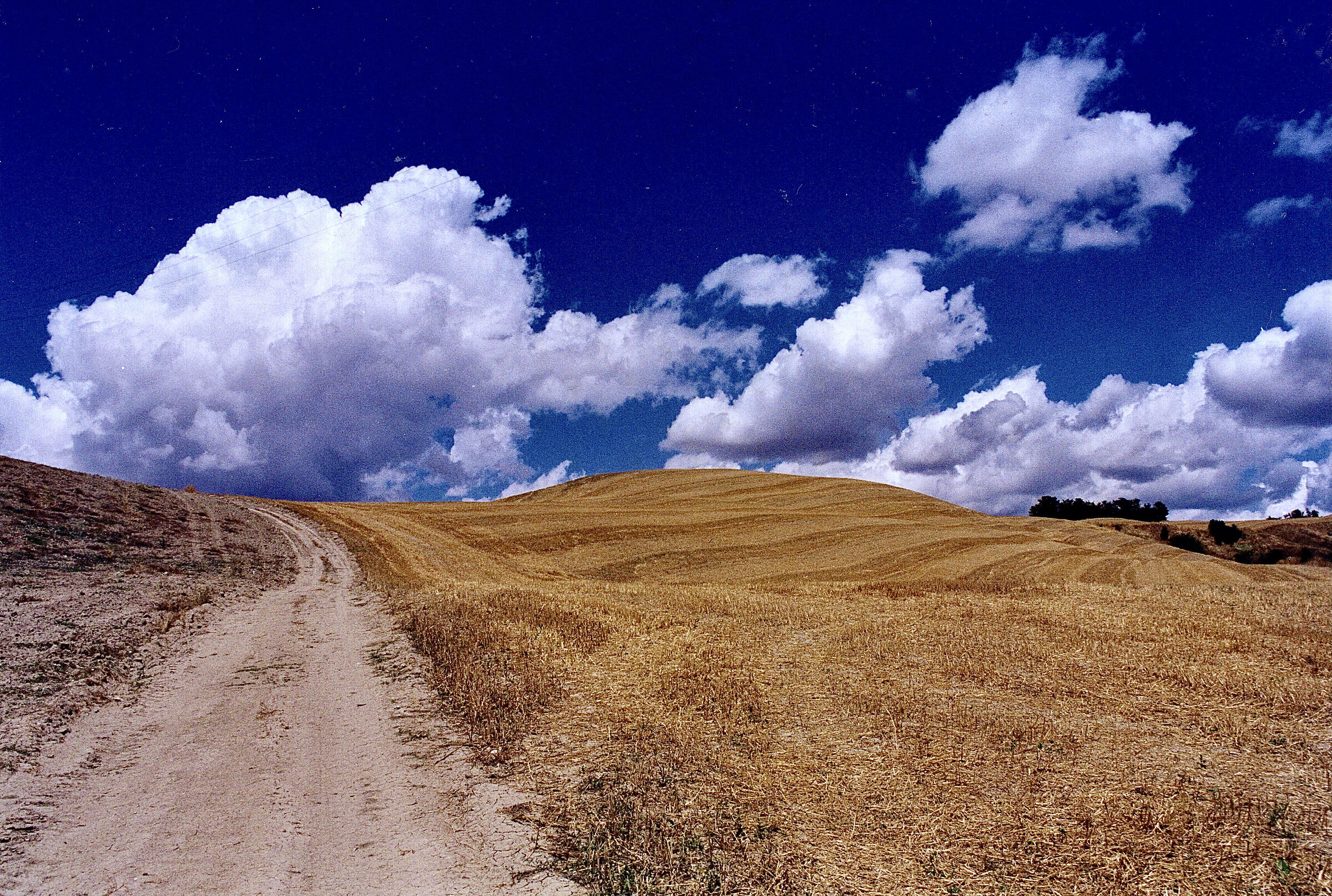 Tuscany - towards Monticchiello