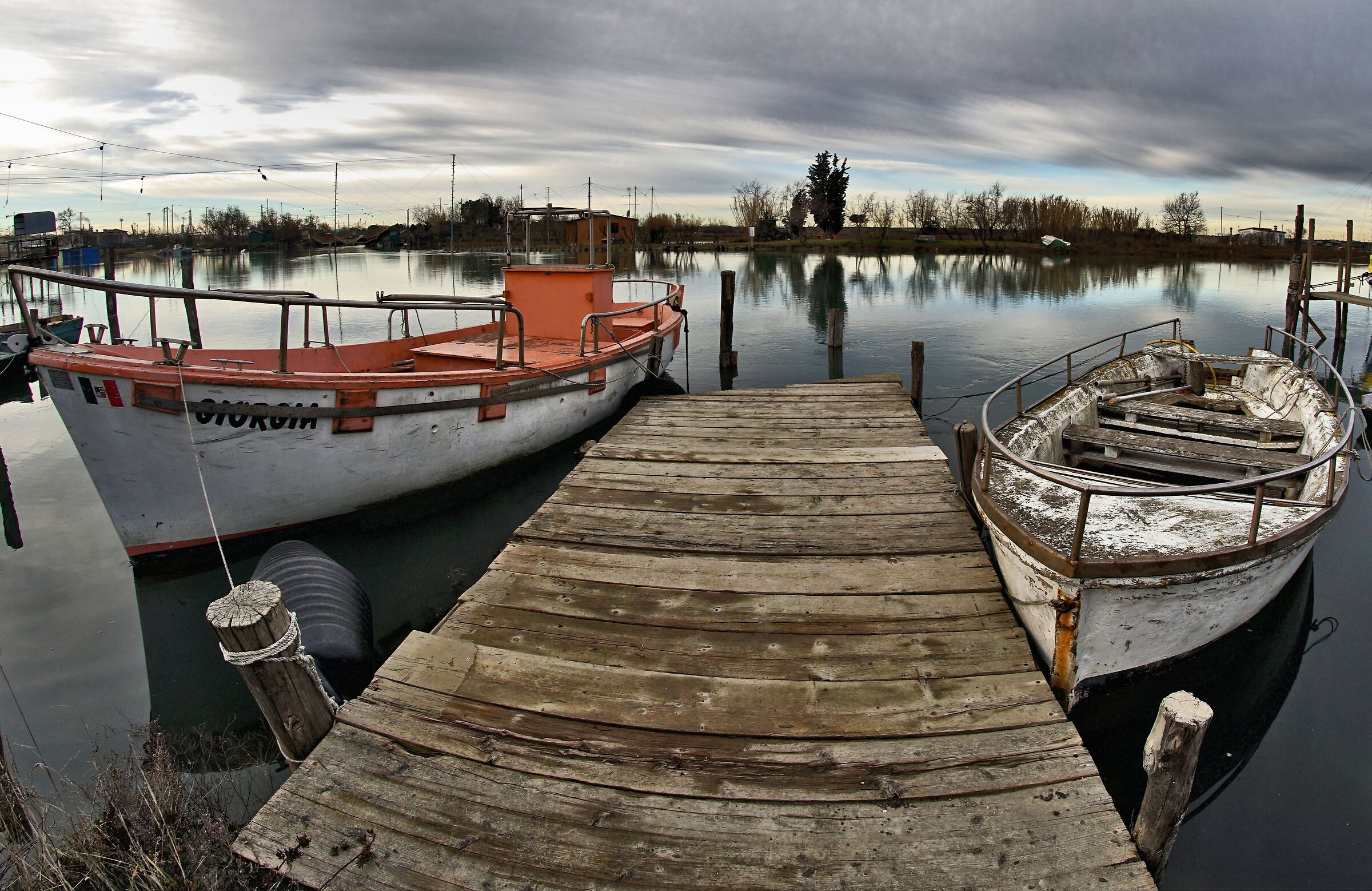 Dal pontile sulla valle.