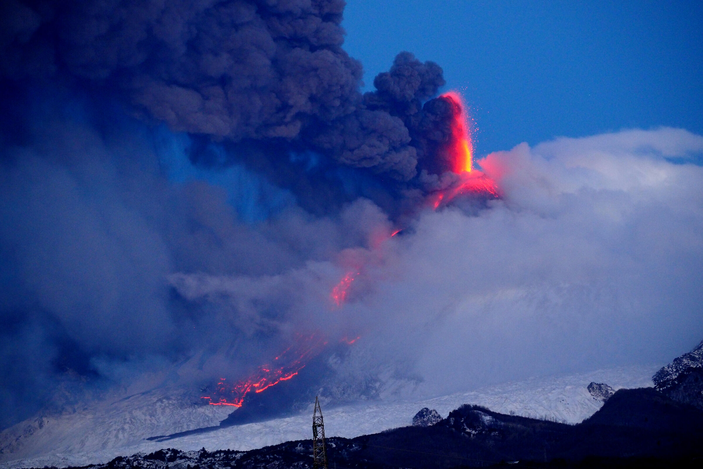 Etna - 14° Eruzione del 17-3-2021.
