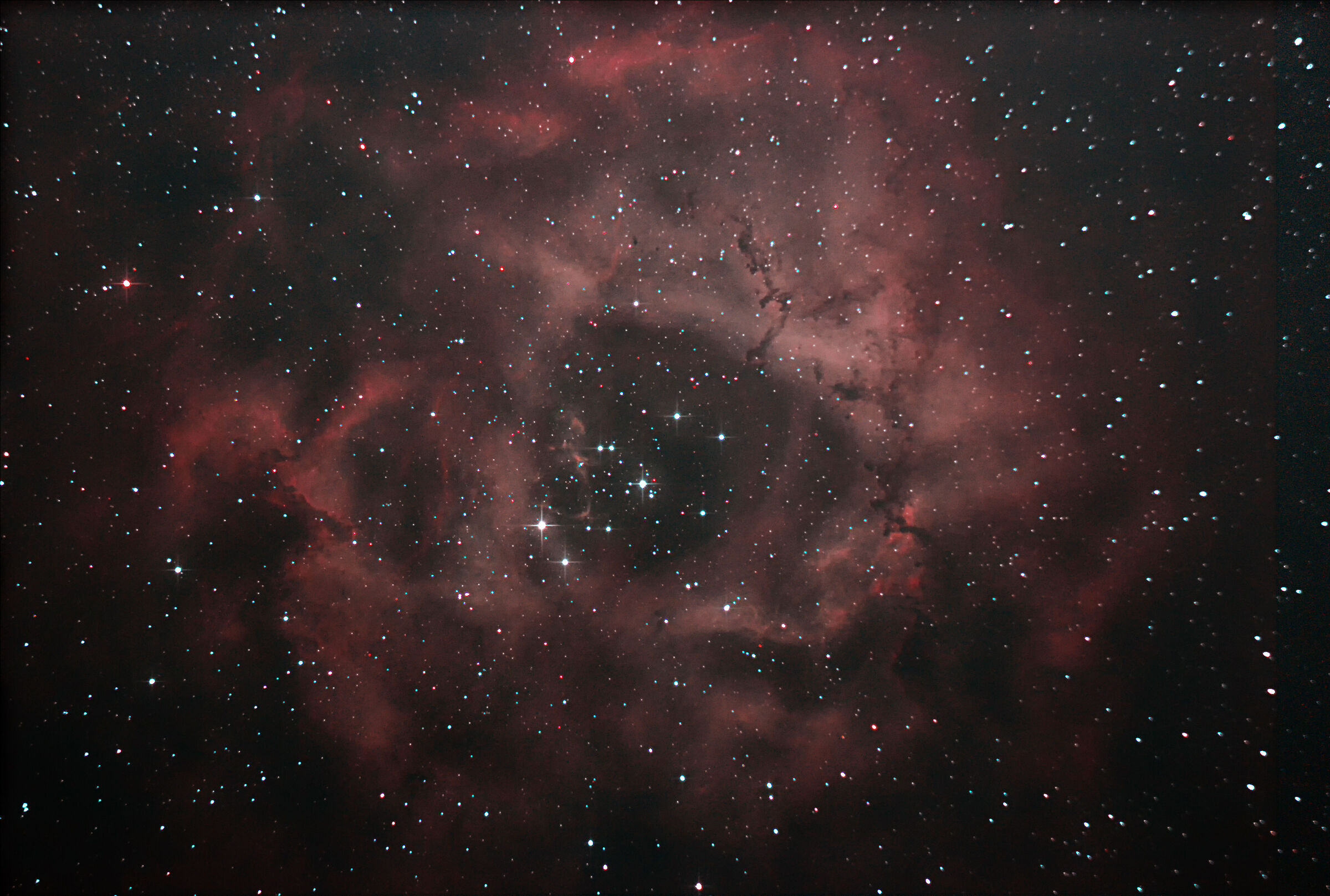 ngc2244 nebulosa Rosetta in Monoceros