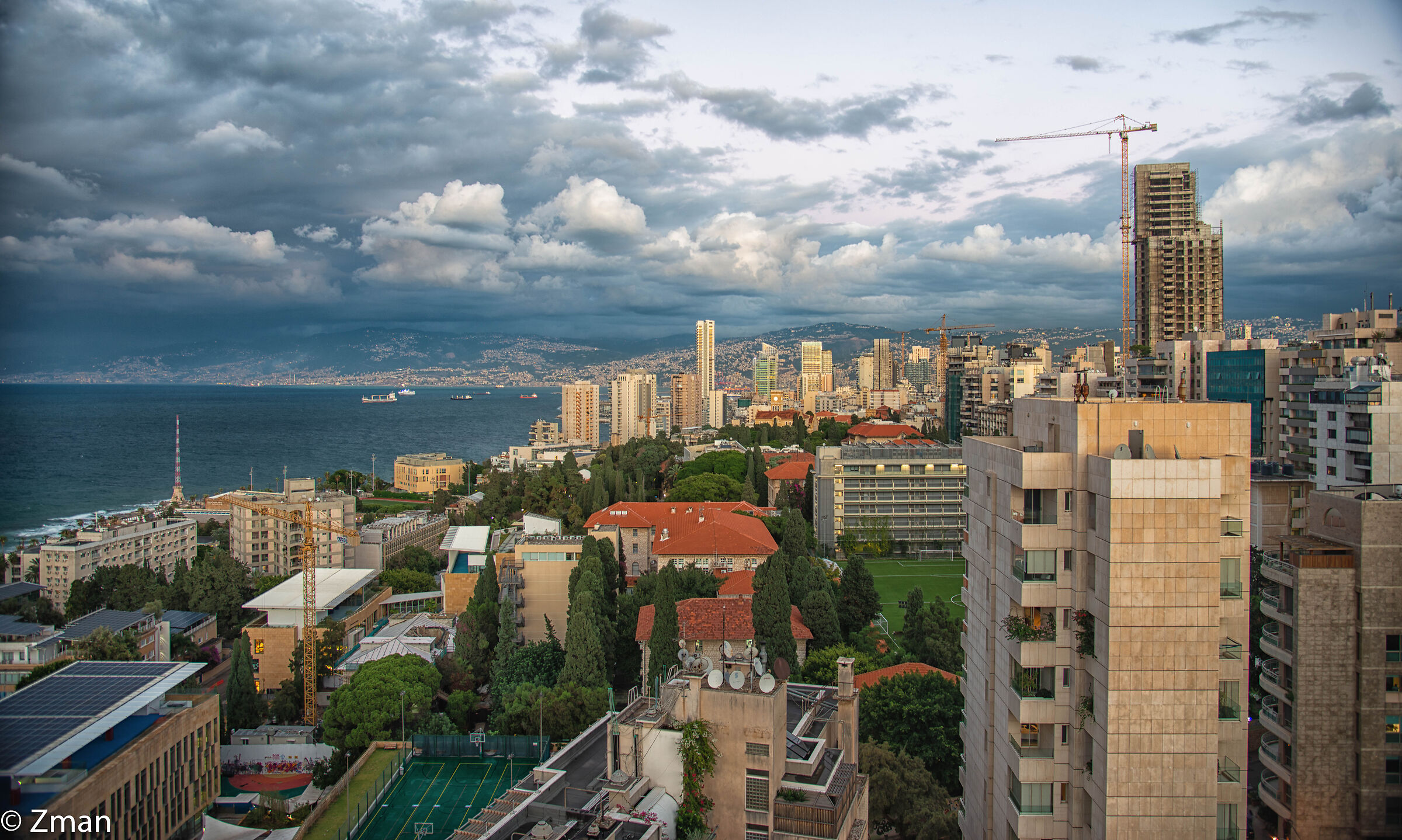 Tramonto e la nostra città