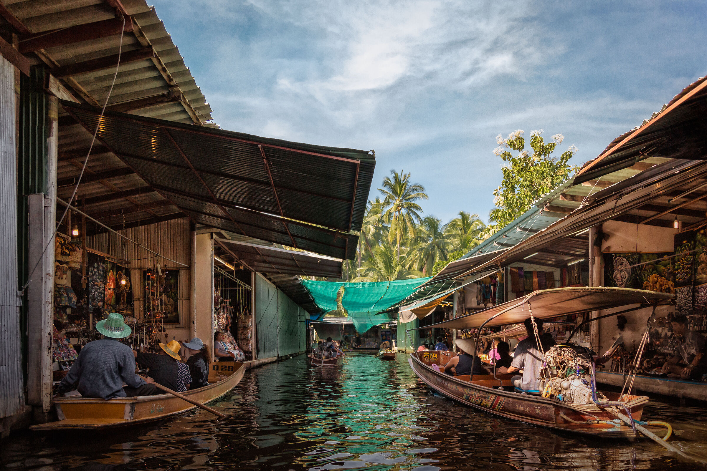 Bangkok floating market