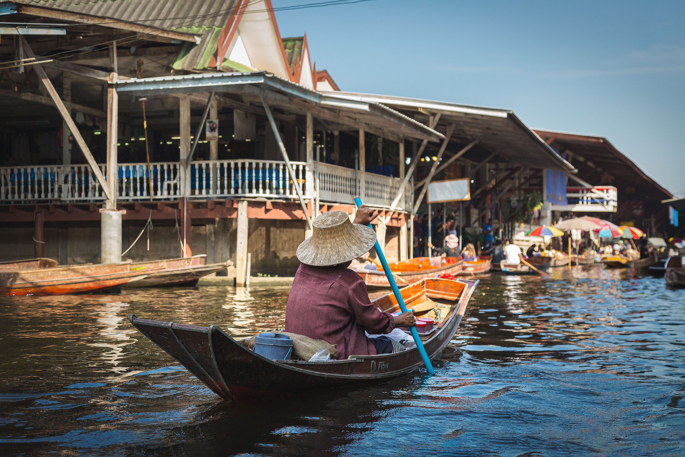 Bangkok floating market
