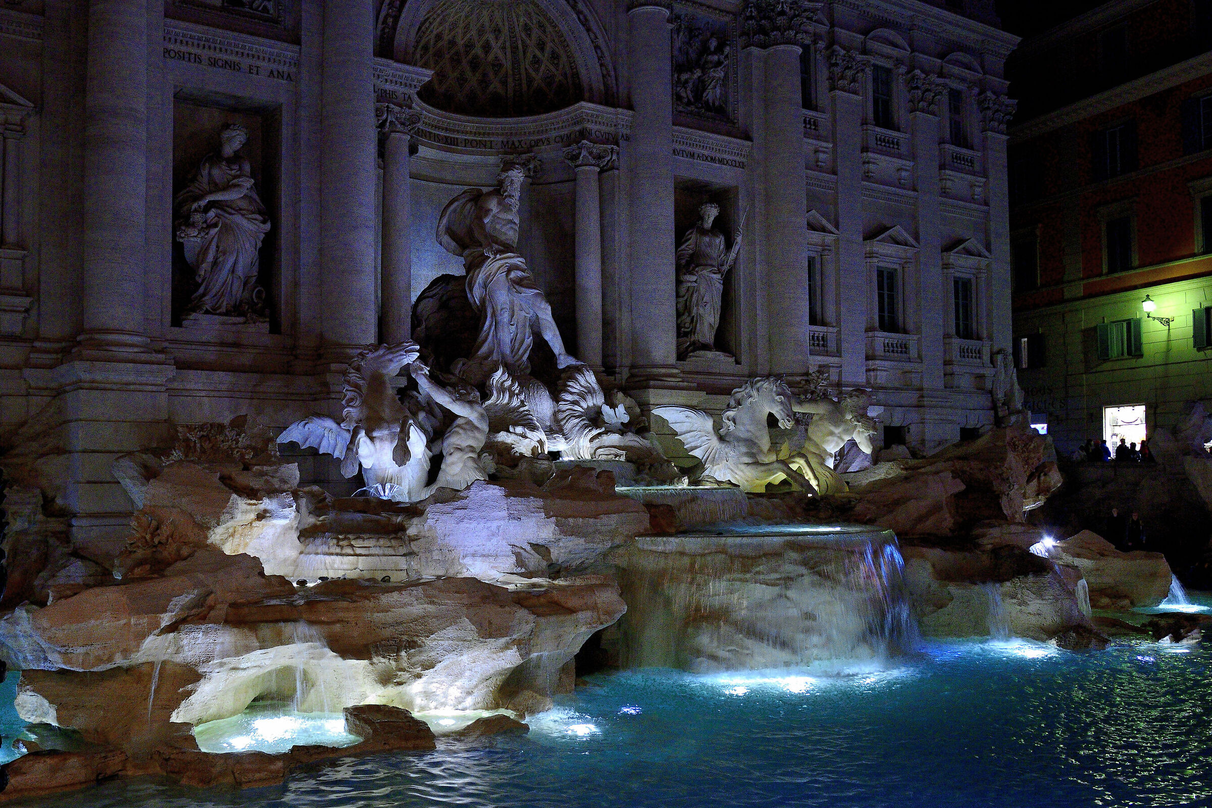 Trevi Fountain by Night