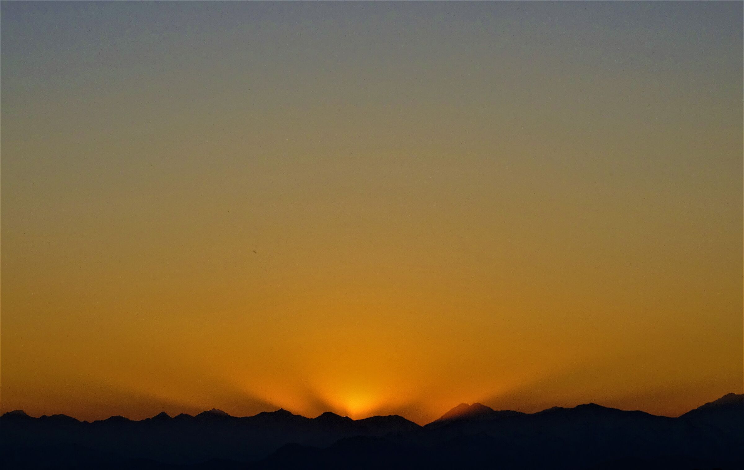 sunset over the Alps 20.03.2021