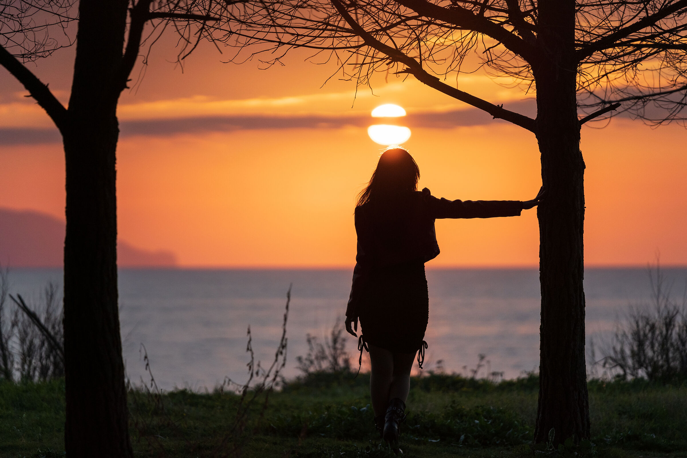 La donna con il sole