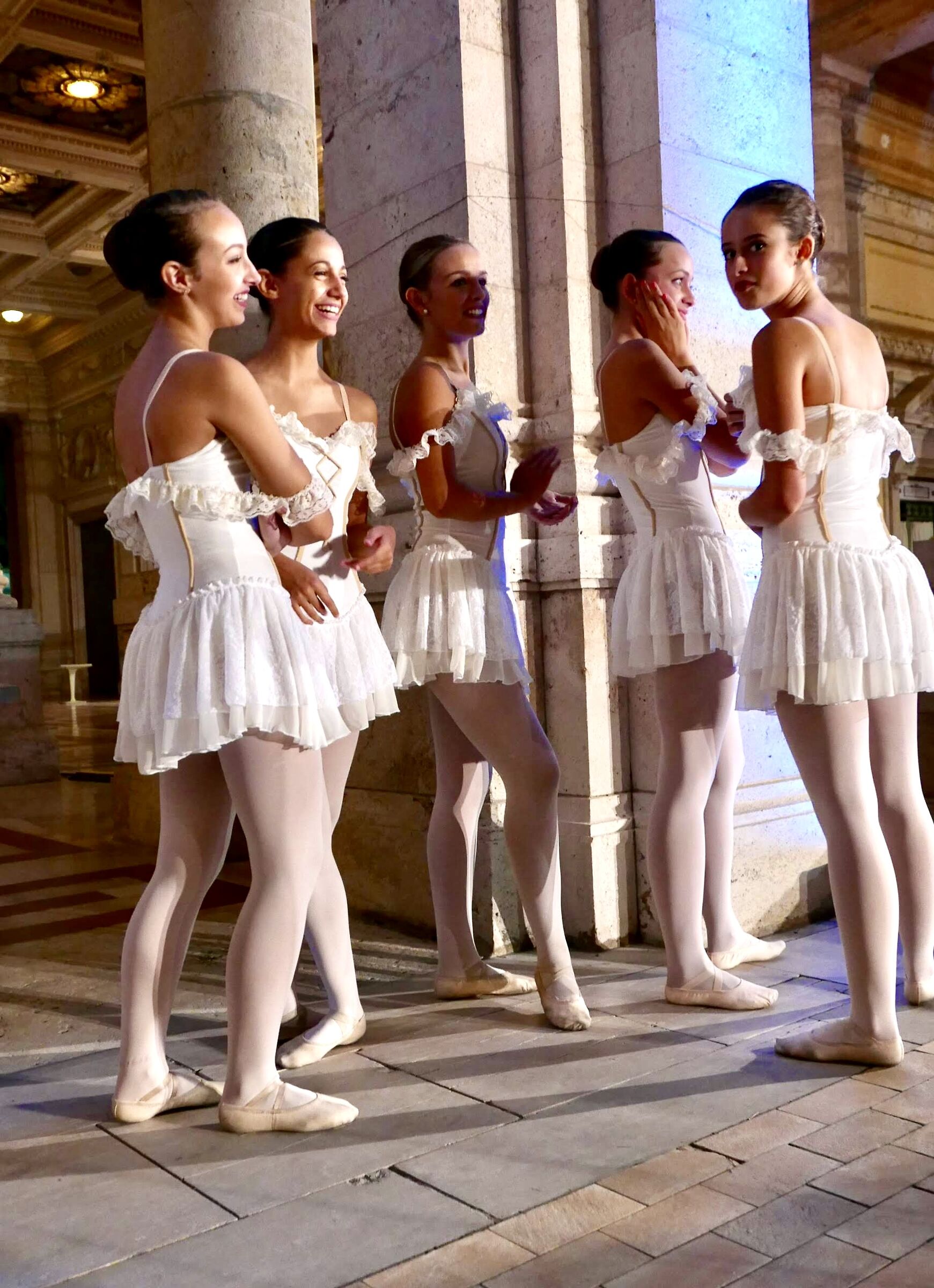 Aspettando il debutto.