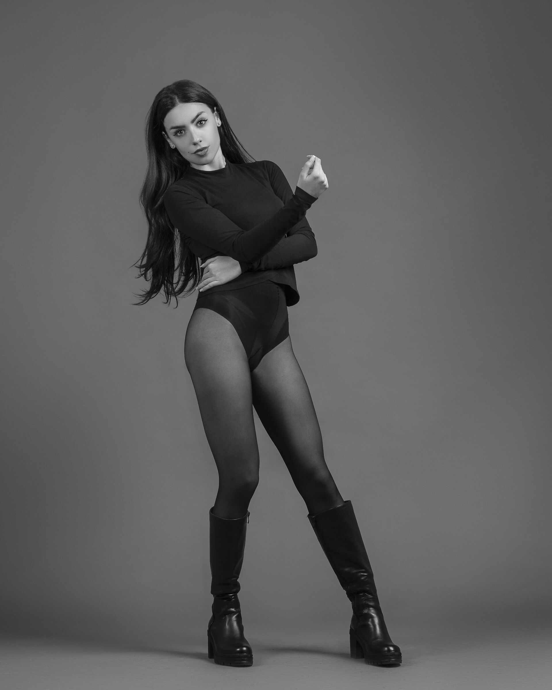 Kimberly in bianco e nero