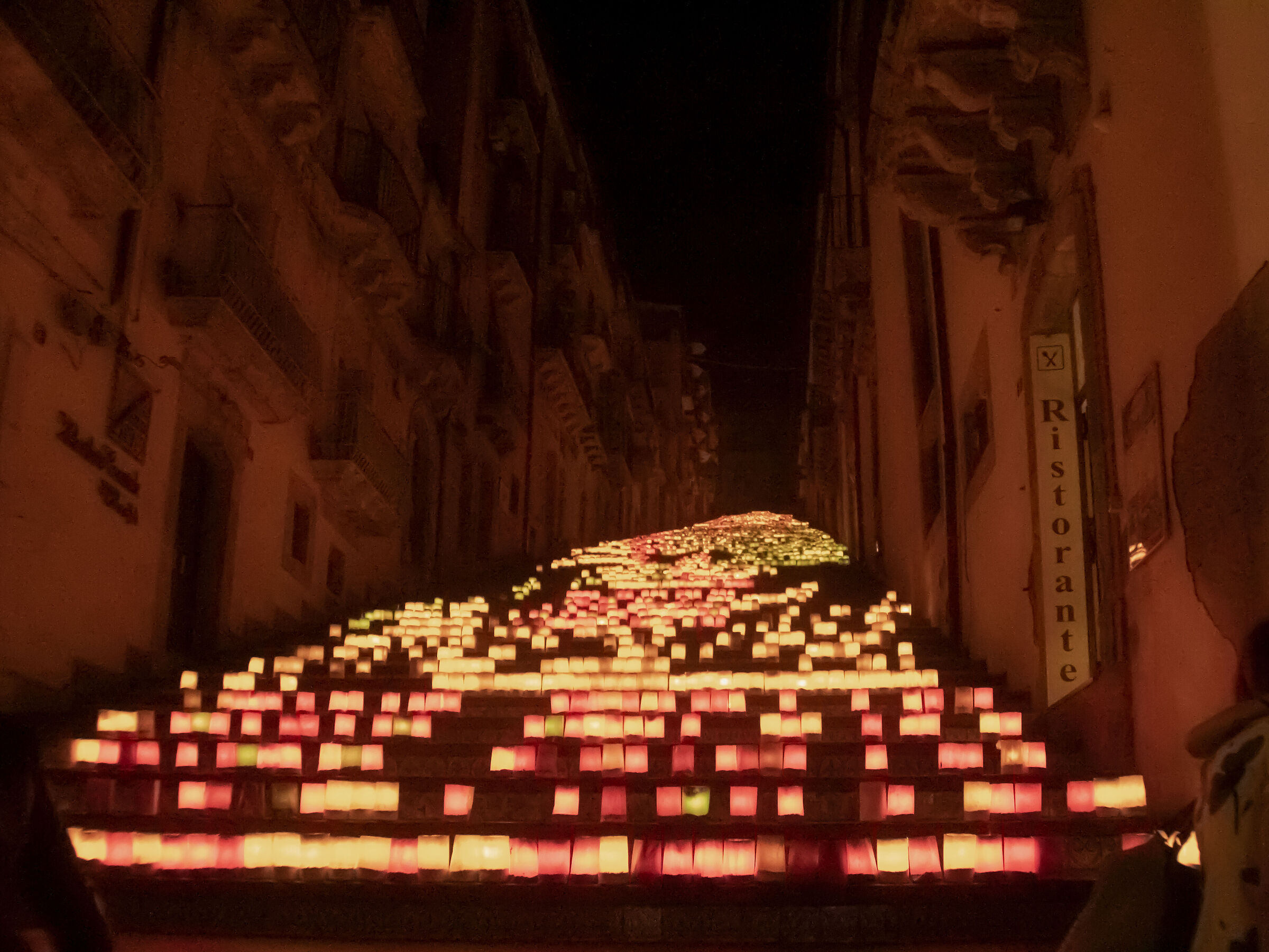 famous staircase of Caltagirone Catania 15/08/2018