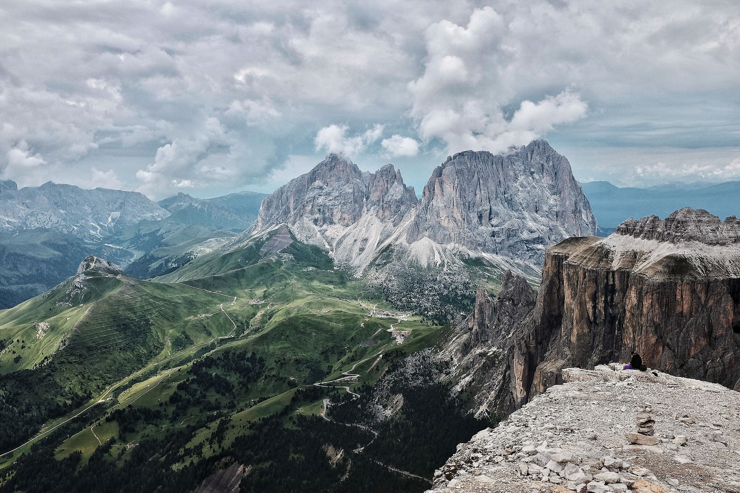 Vista dal Sass Pordoi