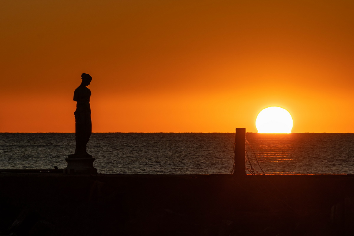 Venere al tramonto
