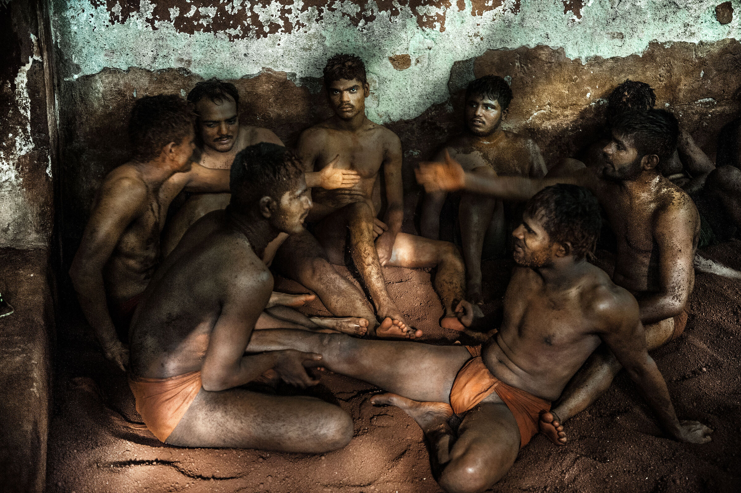 Kushti wrestlers, India