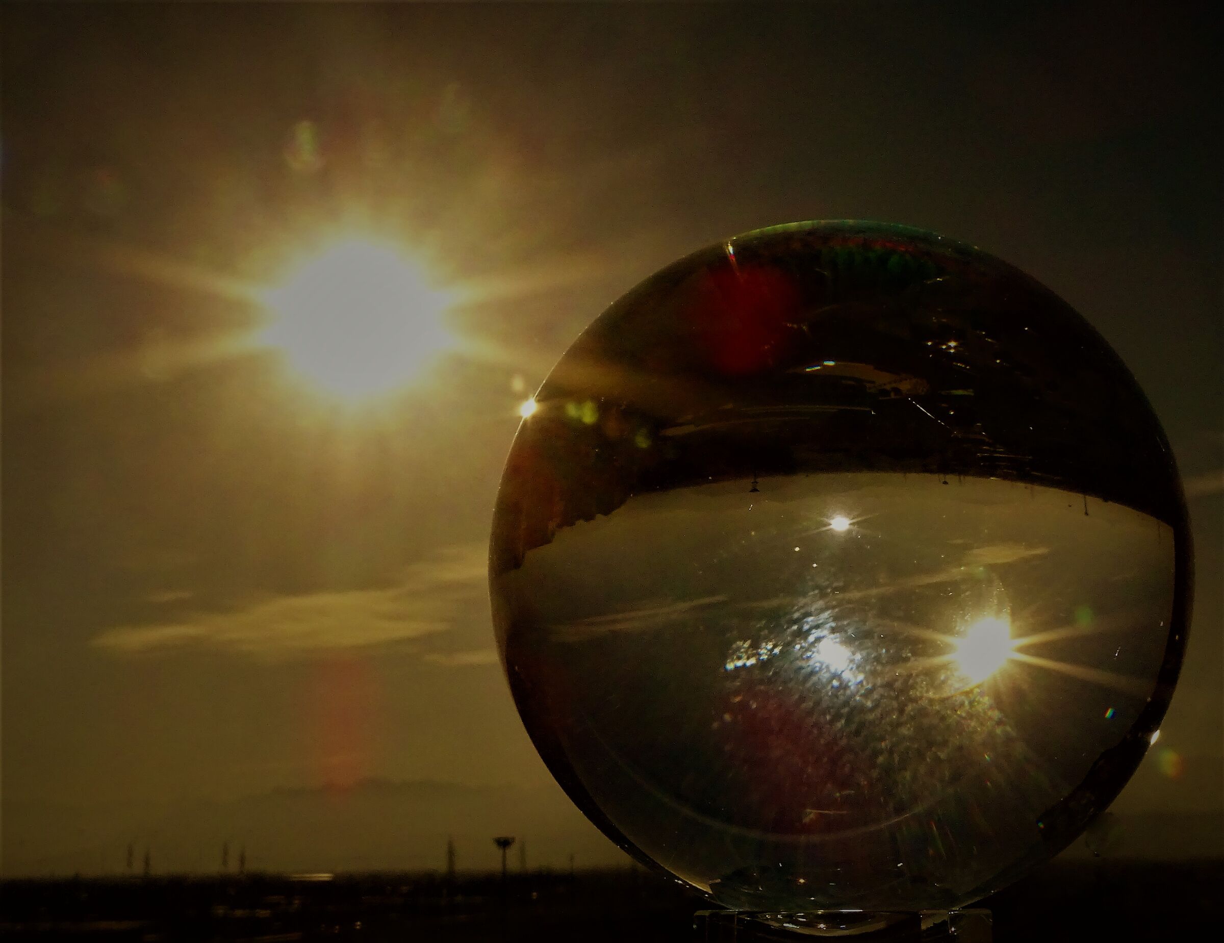 the sky in a sphere...