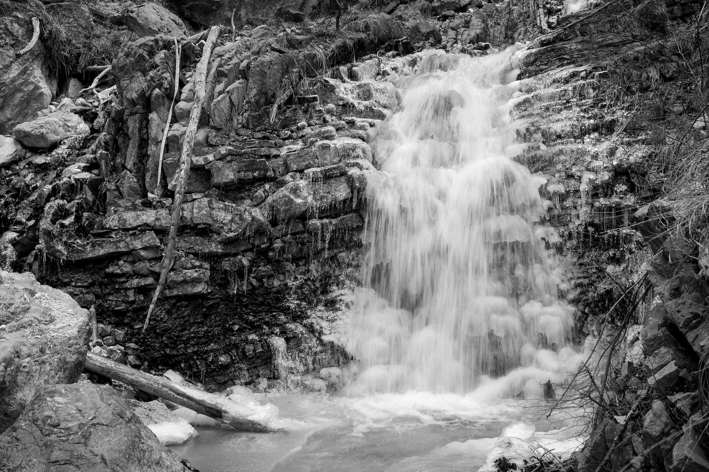 Roccia, acqua e ghiaccio