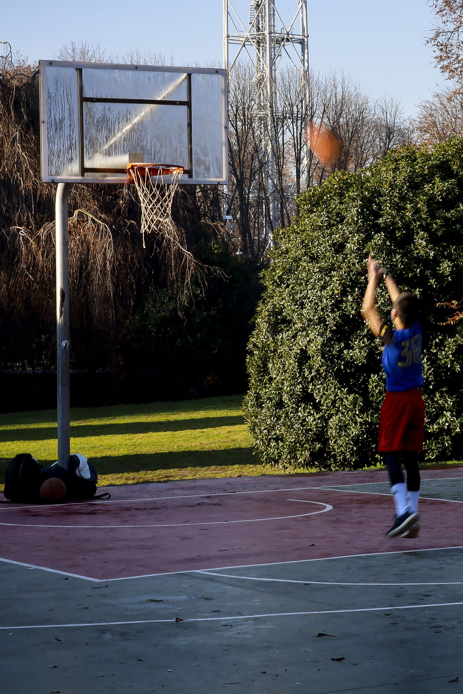 Basketball at the park