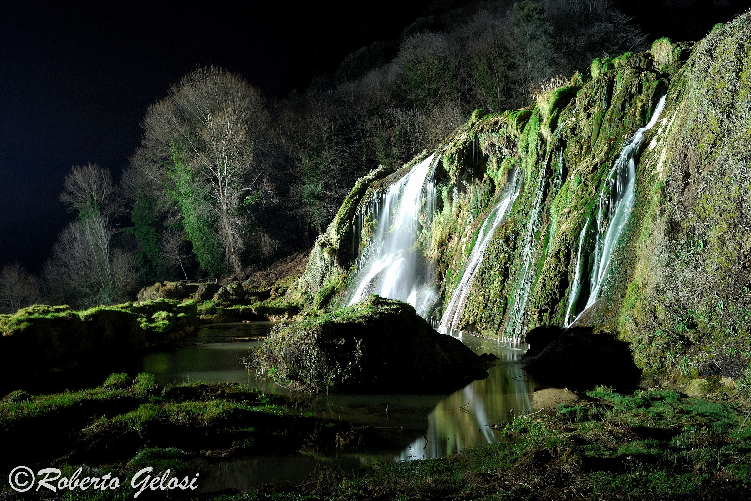 Cascata delle Marmore by night