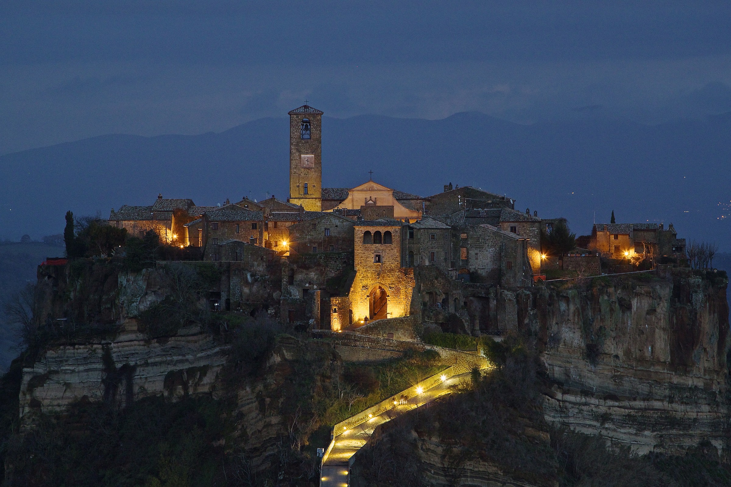Civita by night