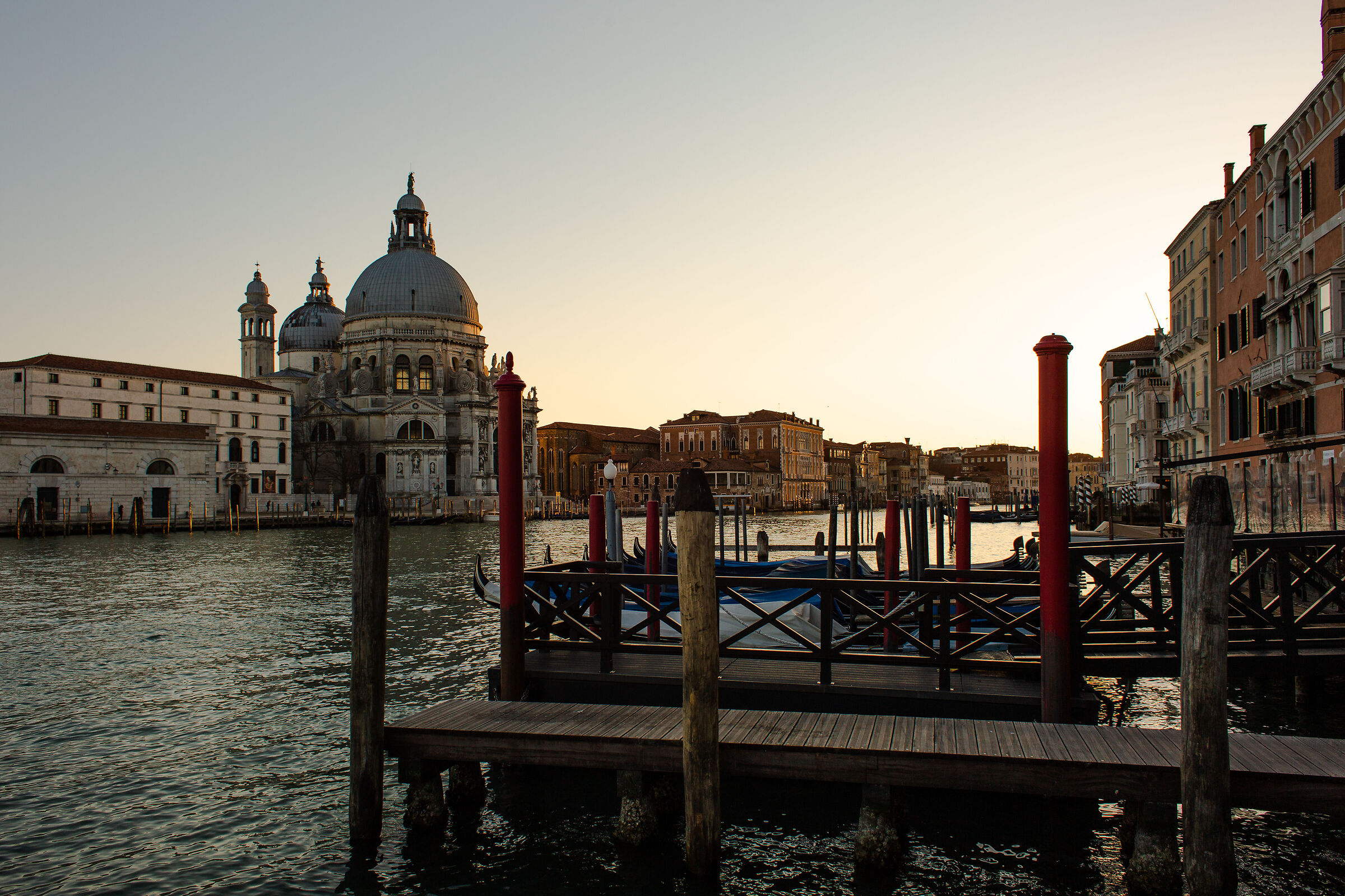 Tramonti primaverili a Venezia