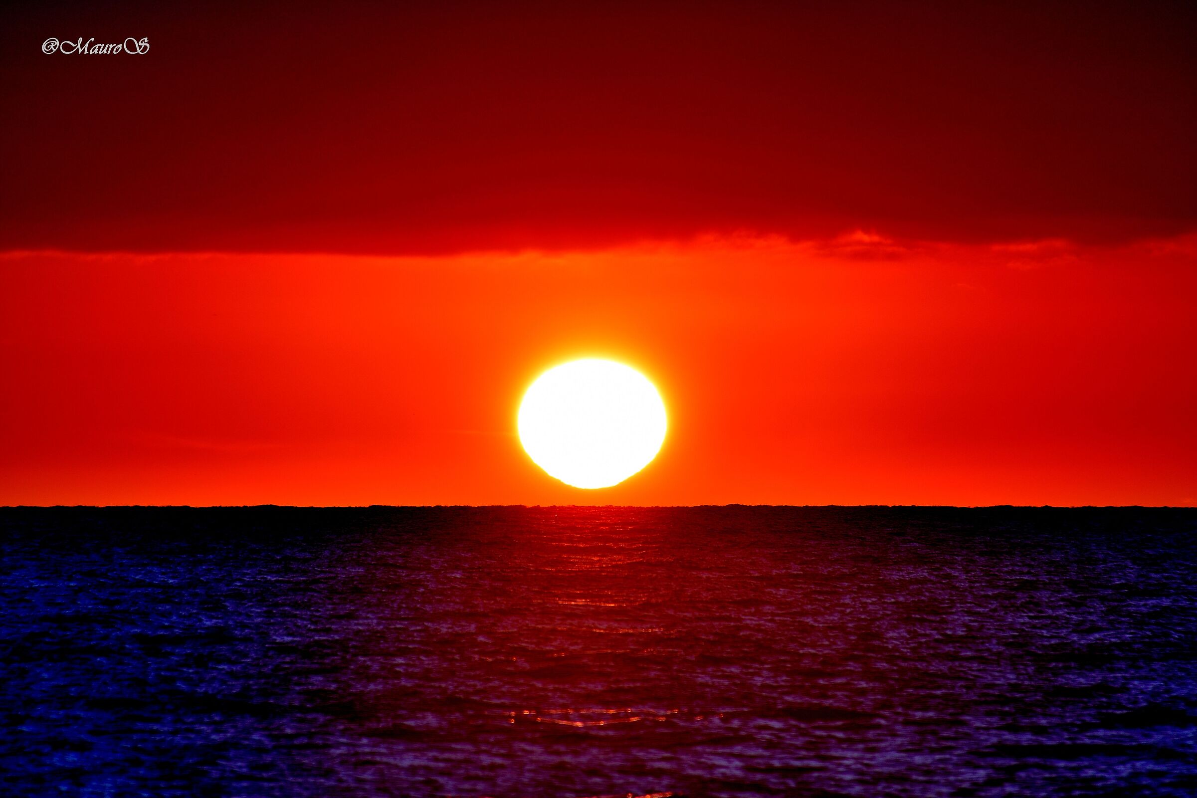 un tramonto..