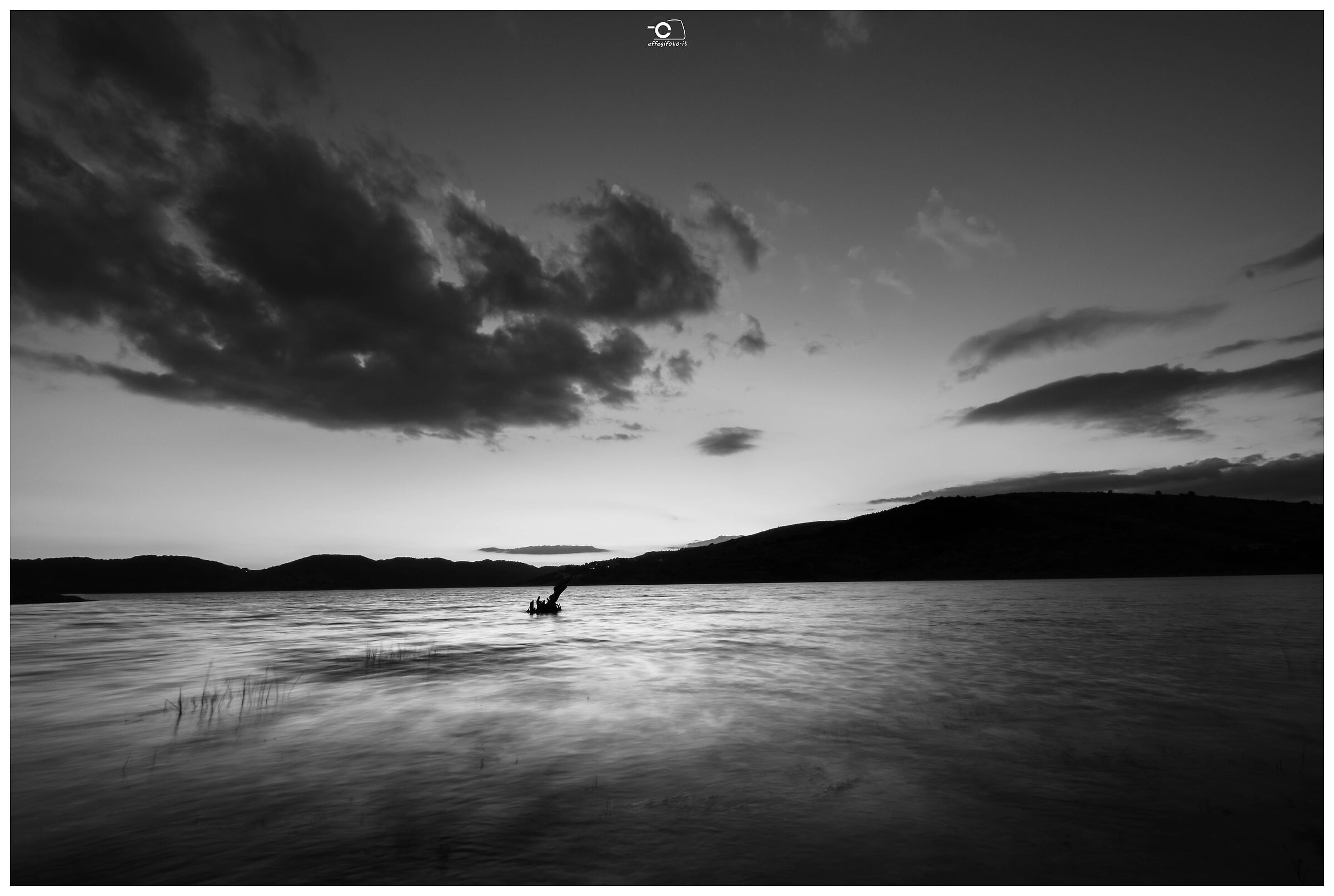 Campotosto in BW