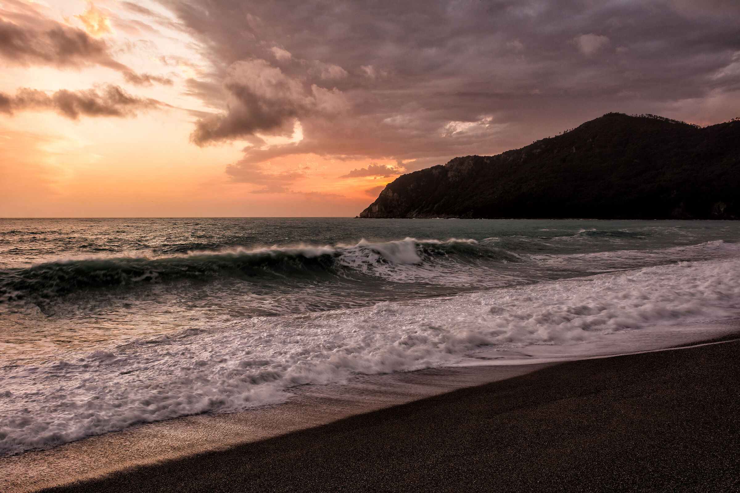The Wave and the Sunset