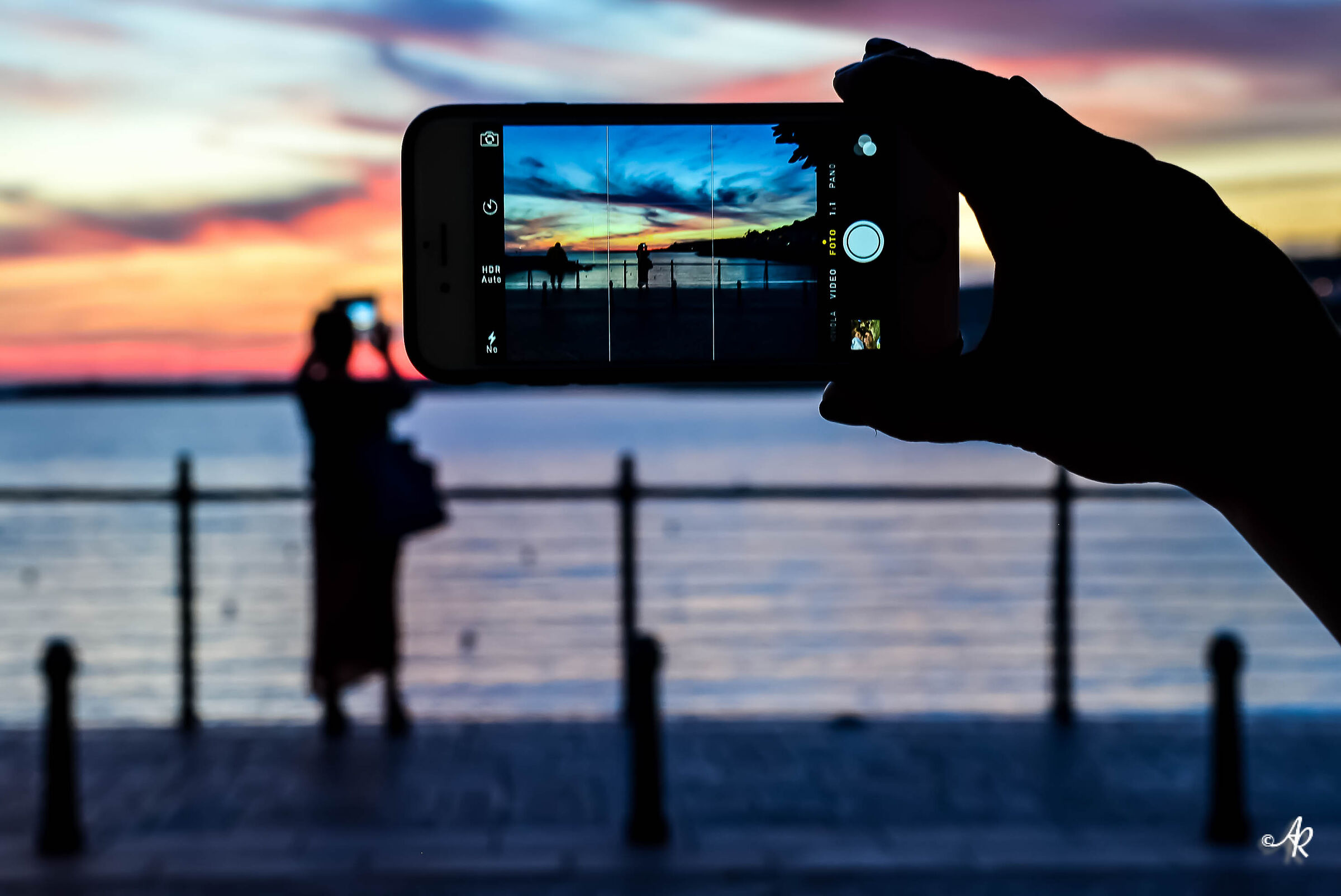 The photo in the photo