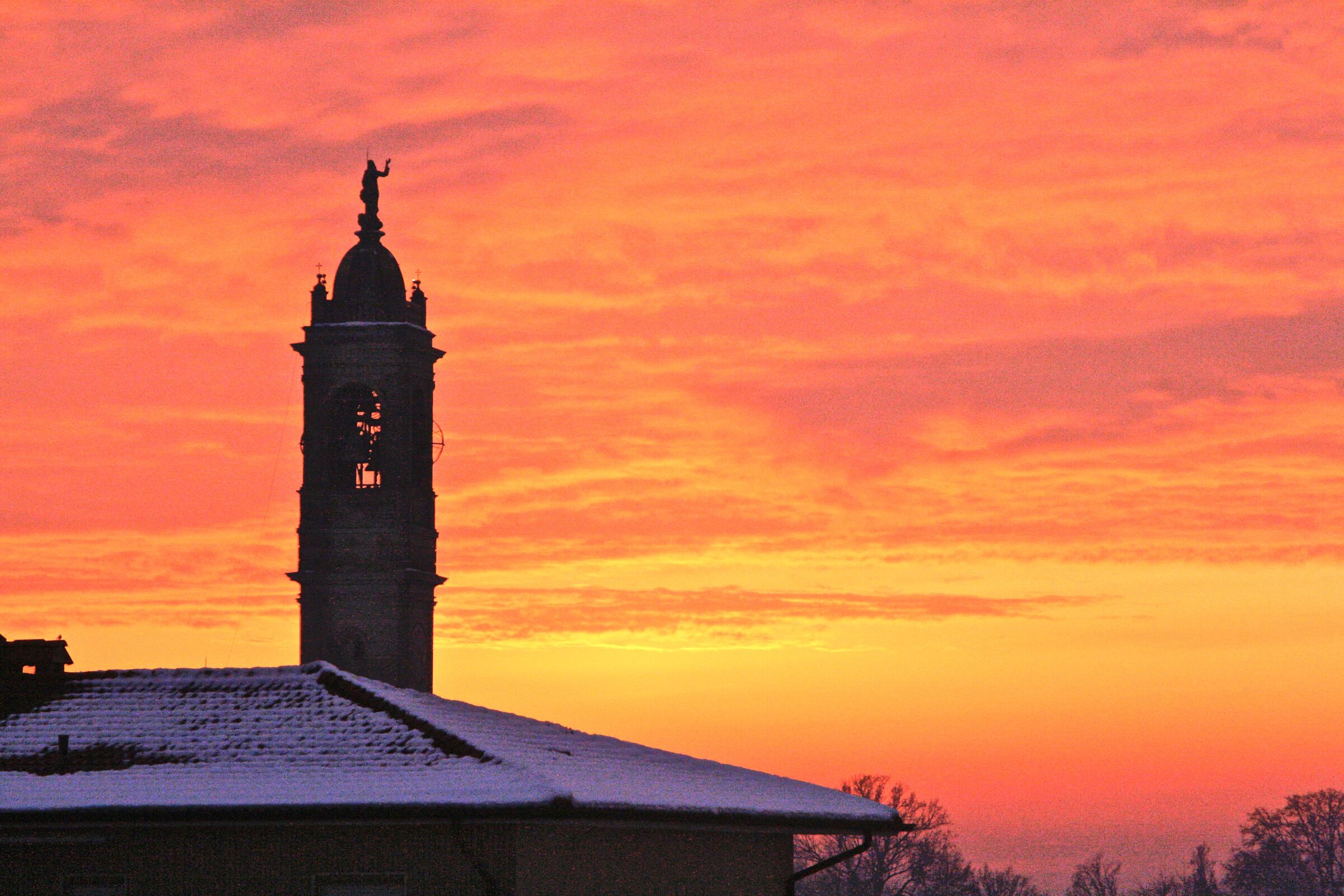 sunset in Ombriano di Crema