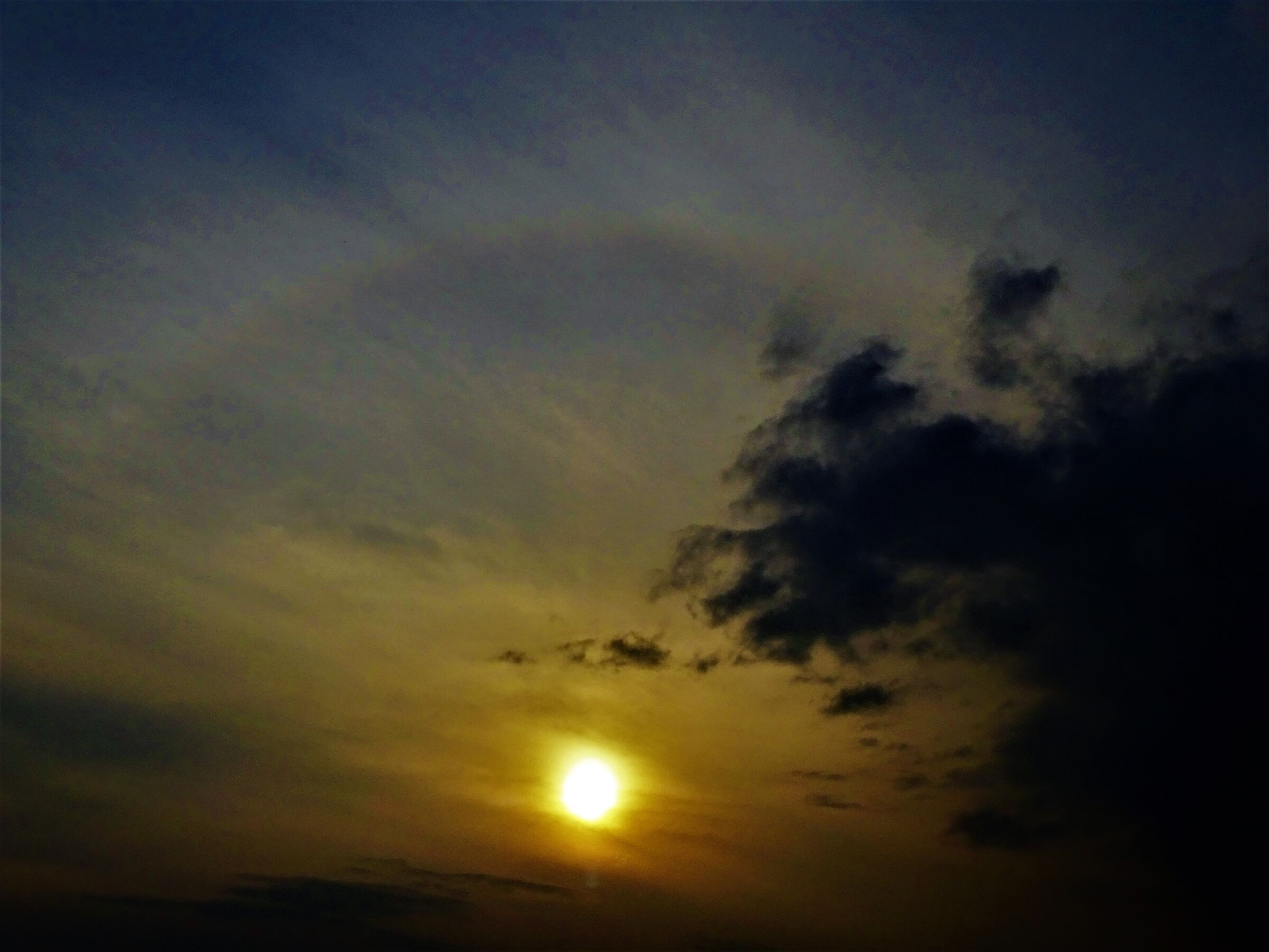 sunset of 26.03.2021