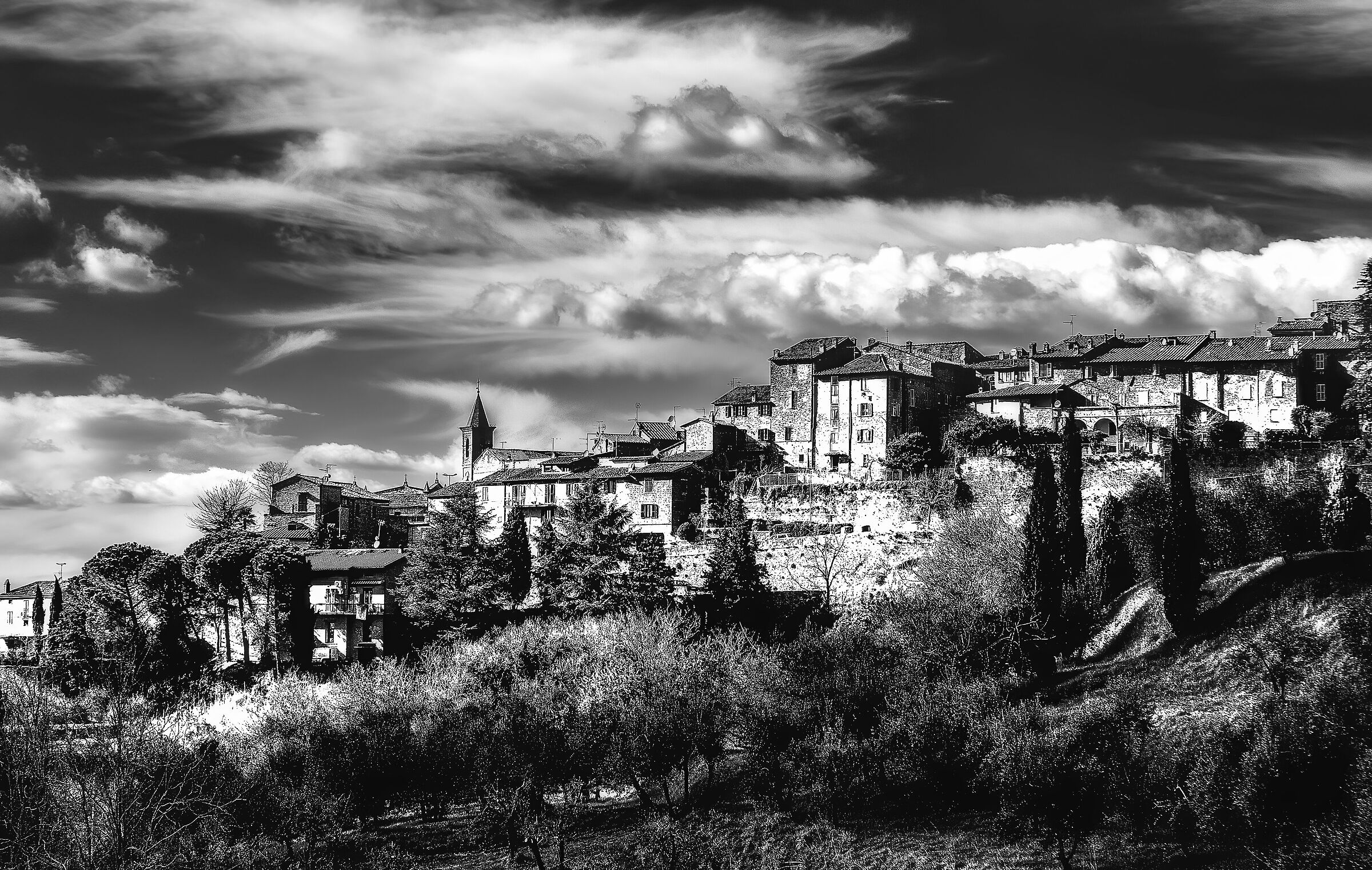 citta' della pieve un b&n spinto