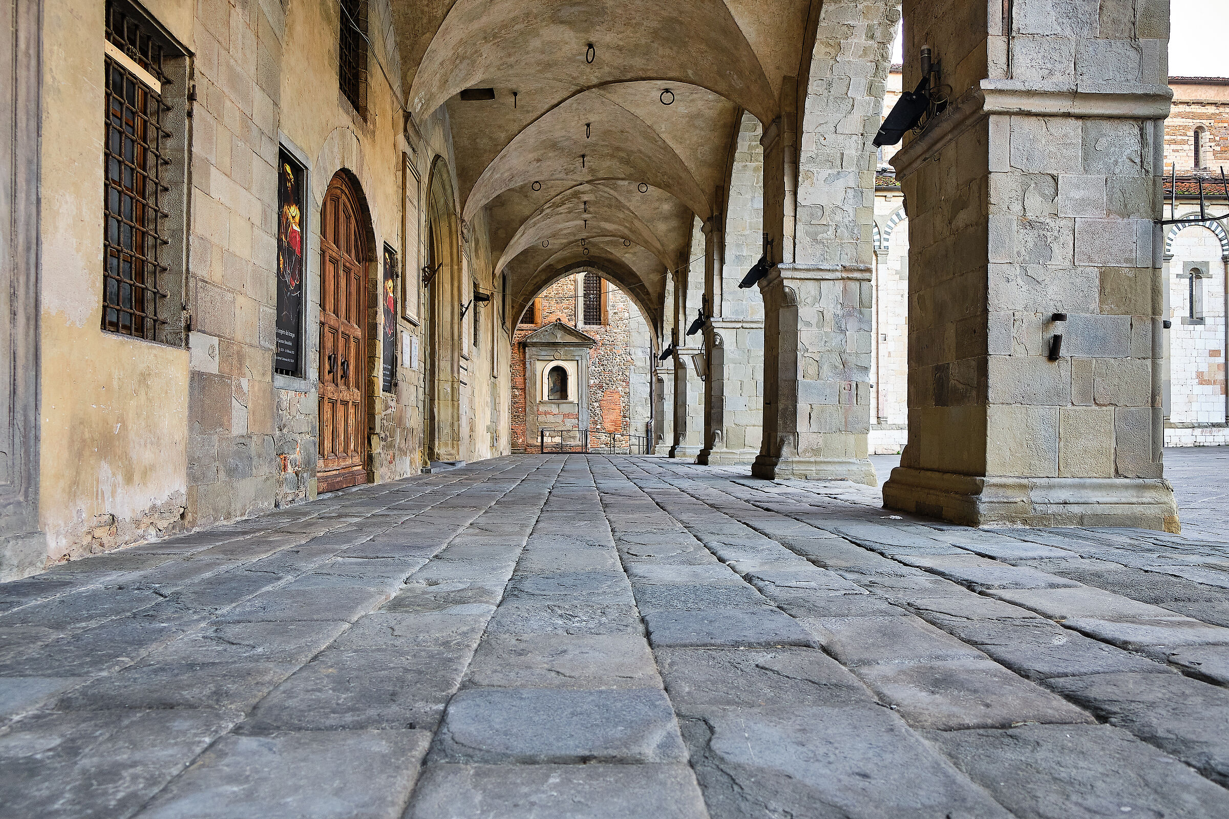 Pistoia - The arcades of the Town Hall