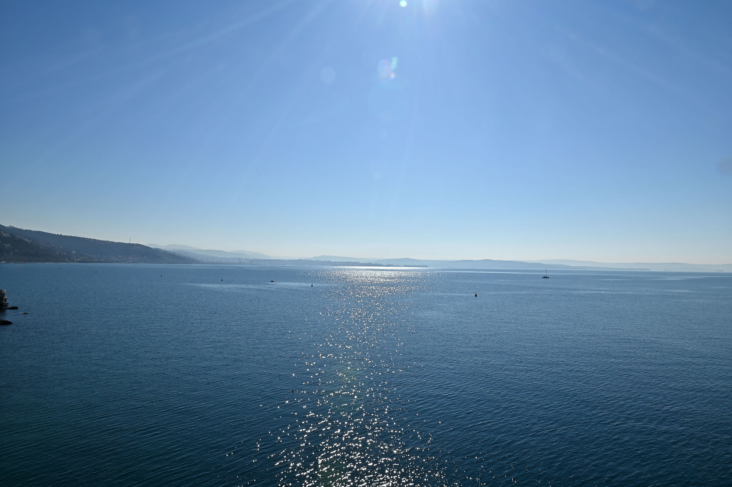 Trieste from miramare castle