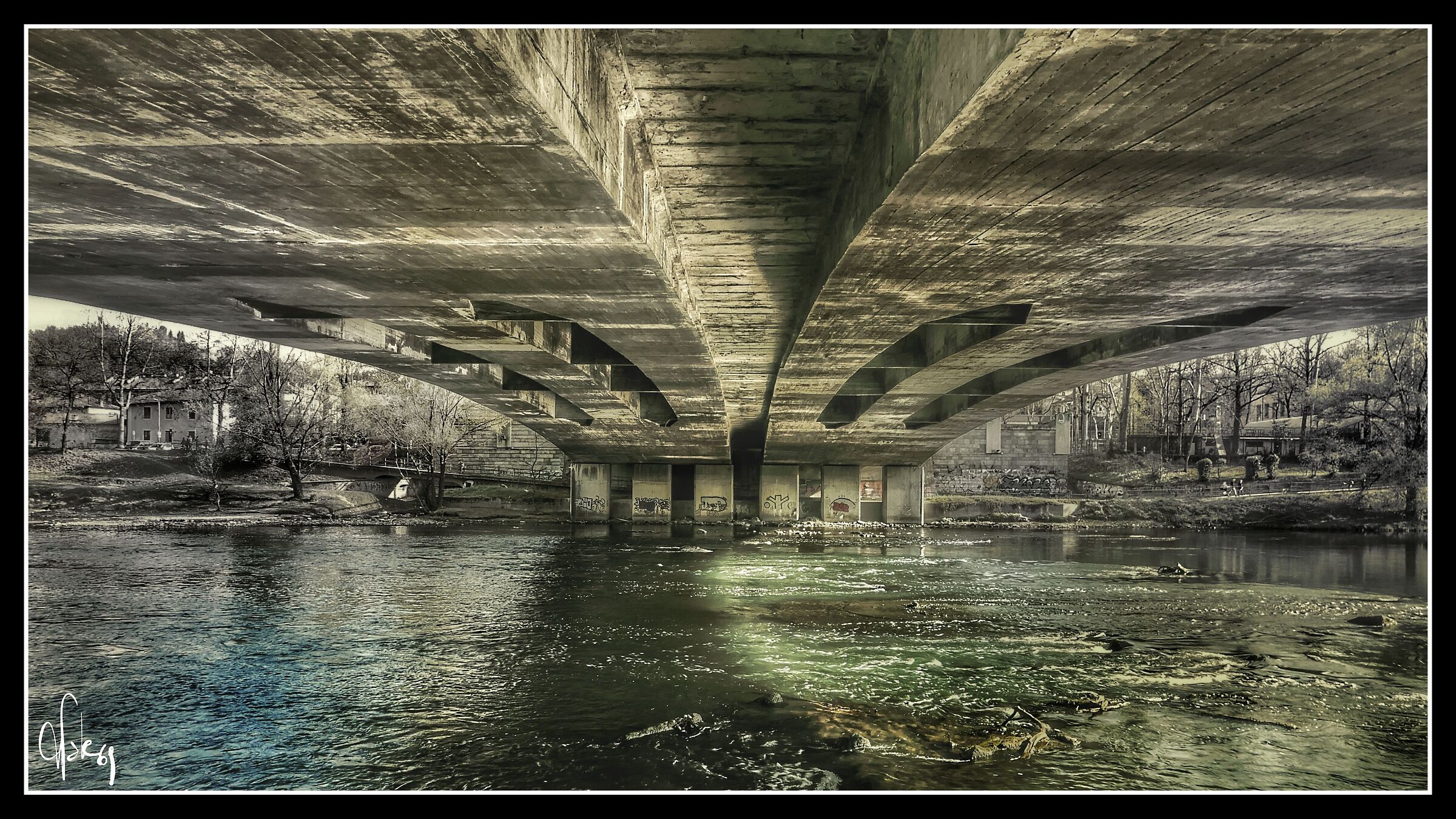 Under the bridge