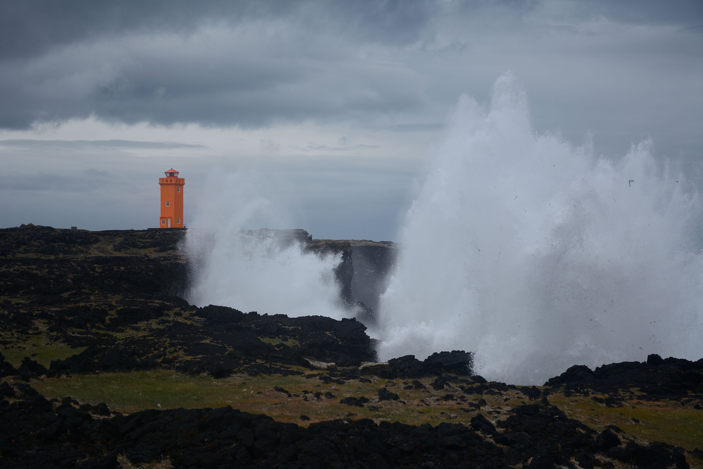 Iceland, Öndverðarnes lighthouse
