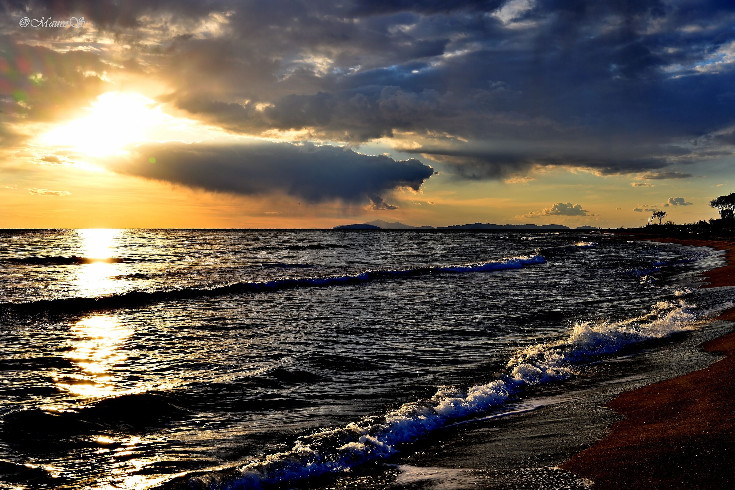 al tramonto
