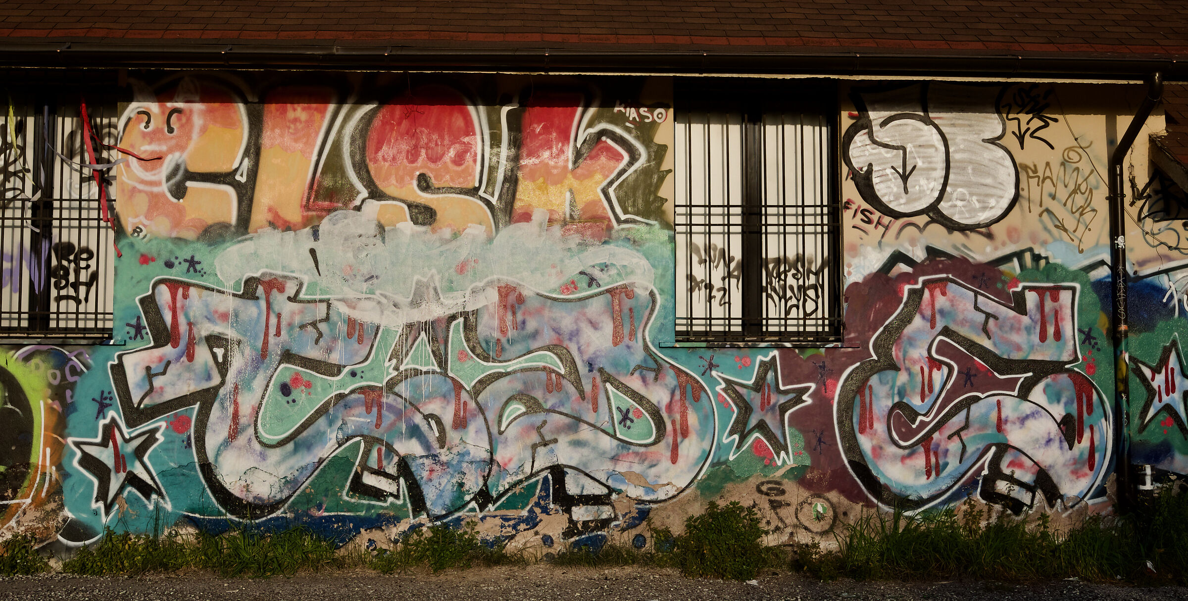 graffiti fuji out of room