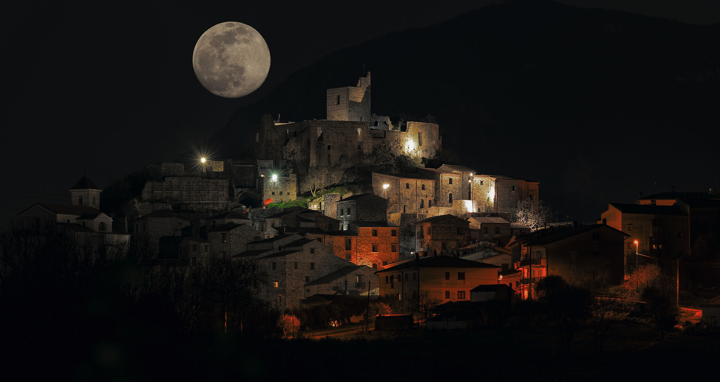 just before dawn