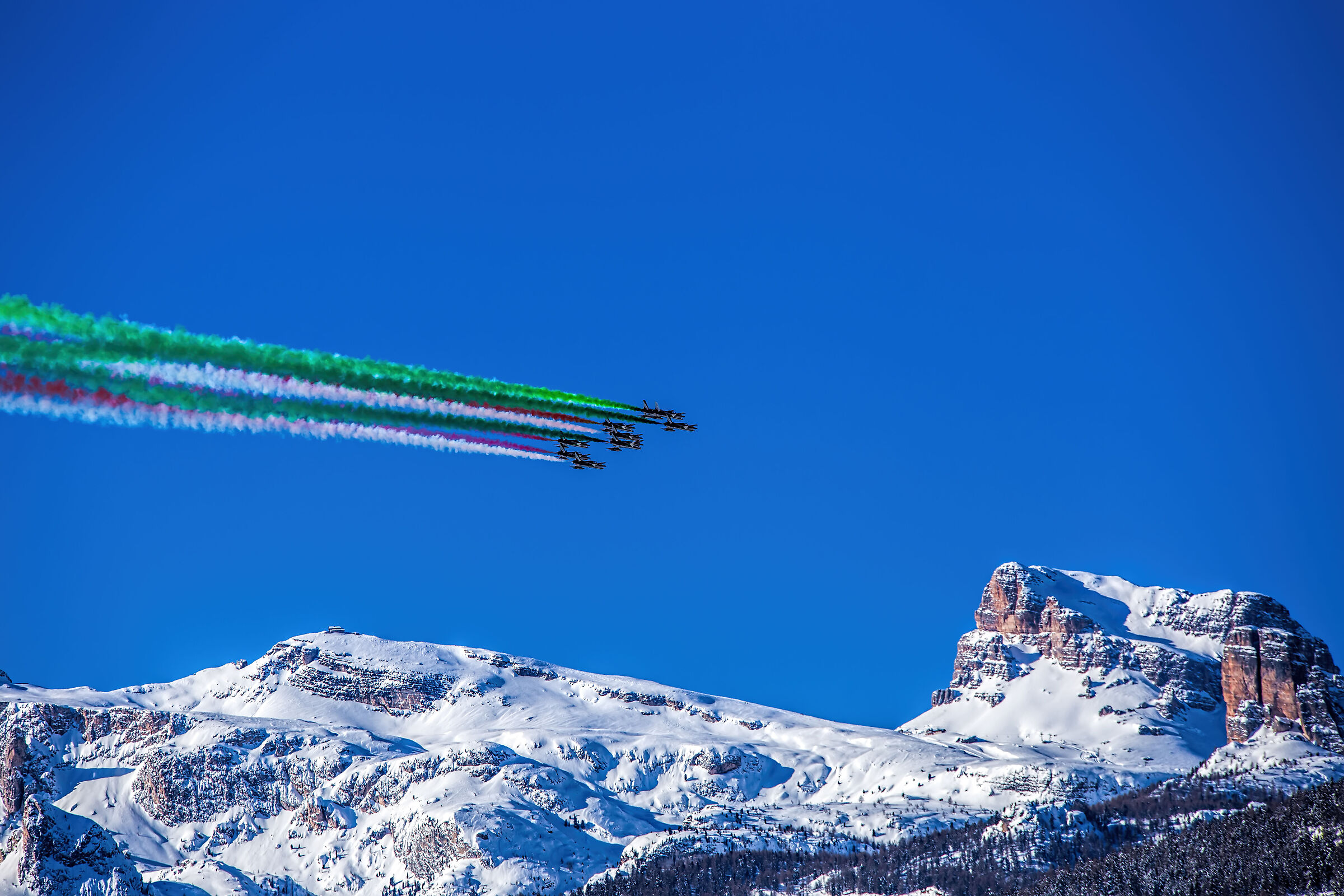 Frecce Tricolori a Cortina